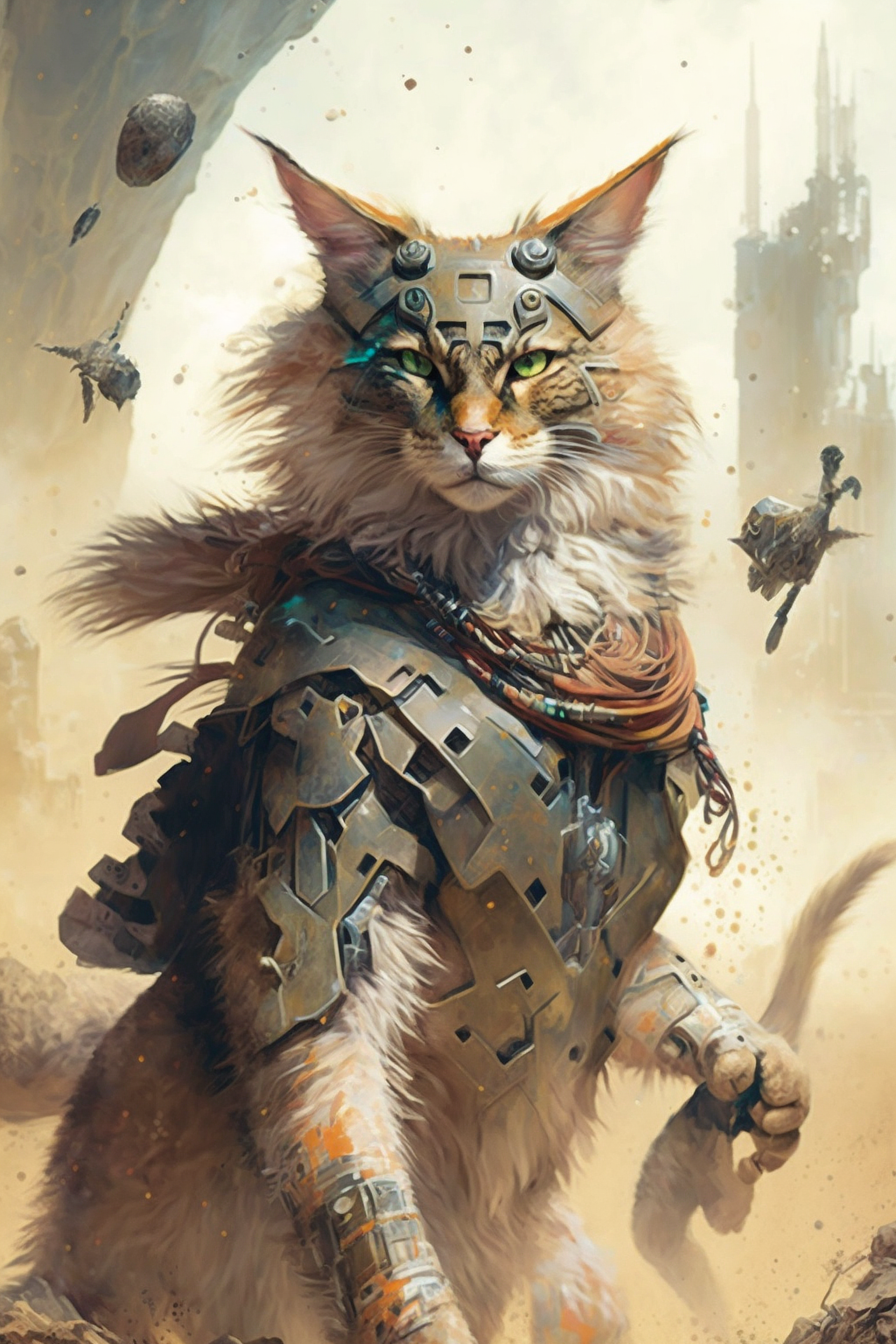 a cat wearing a garment