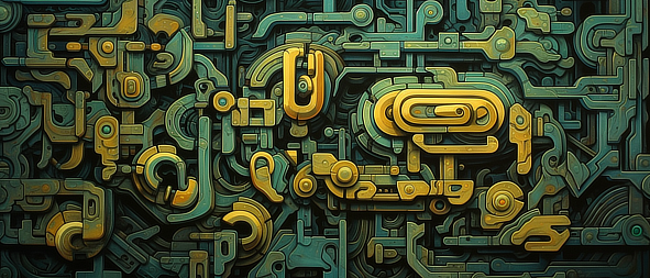 a close up of a piece of art