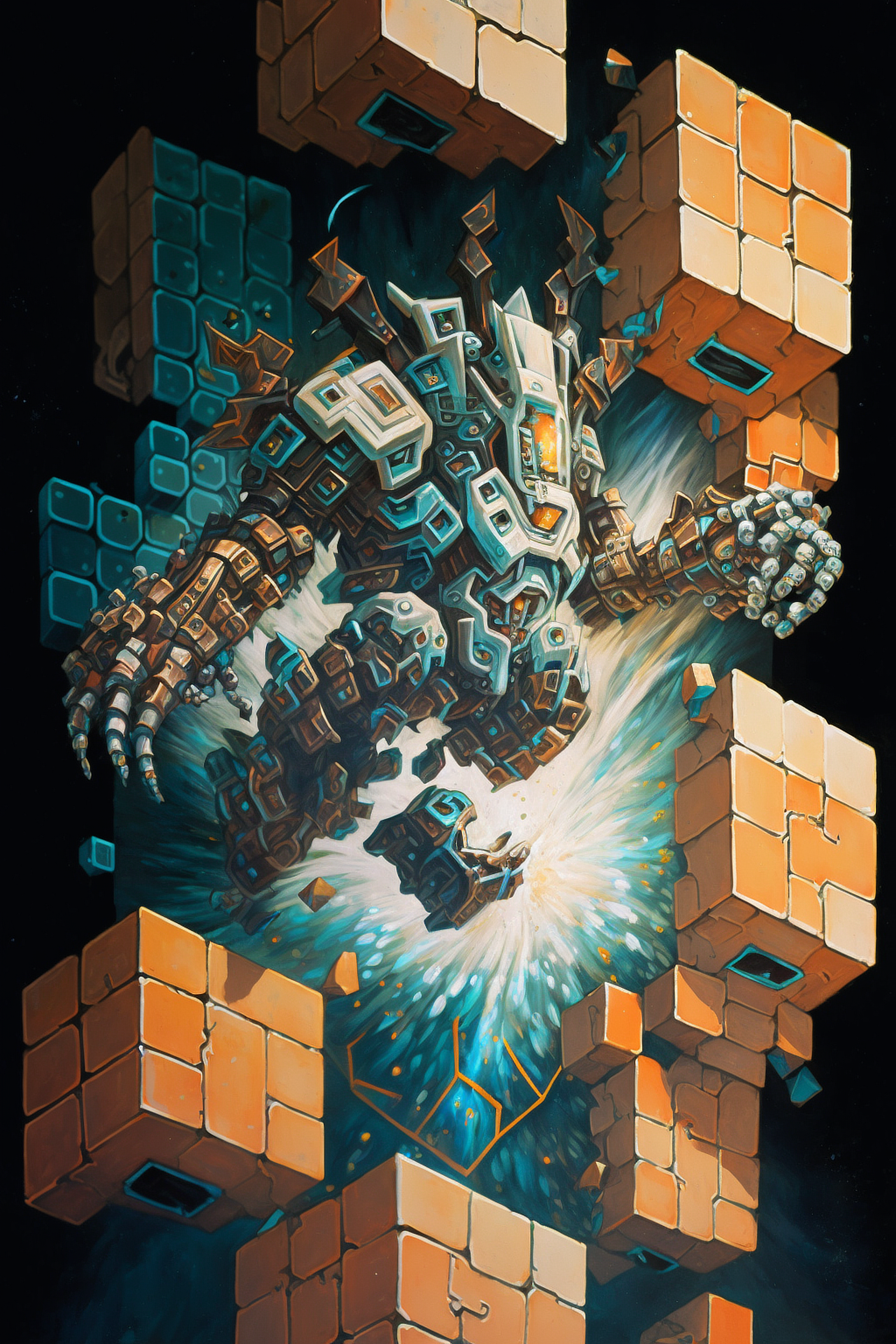 a cartoon of a robot