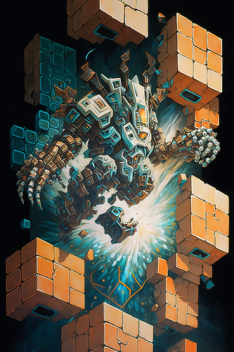 a cartoon of a robot