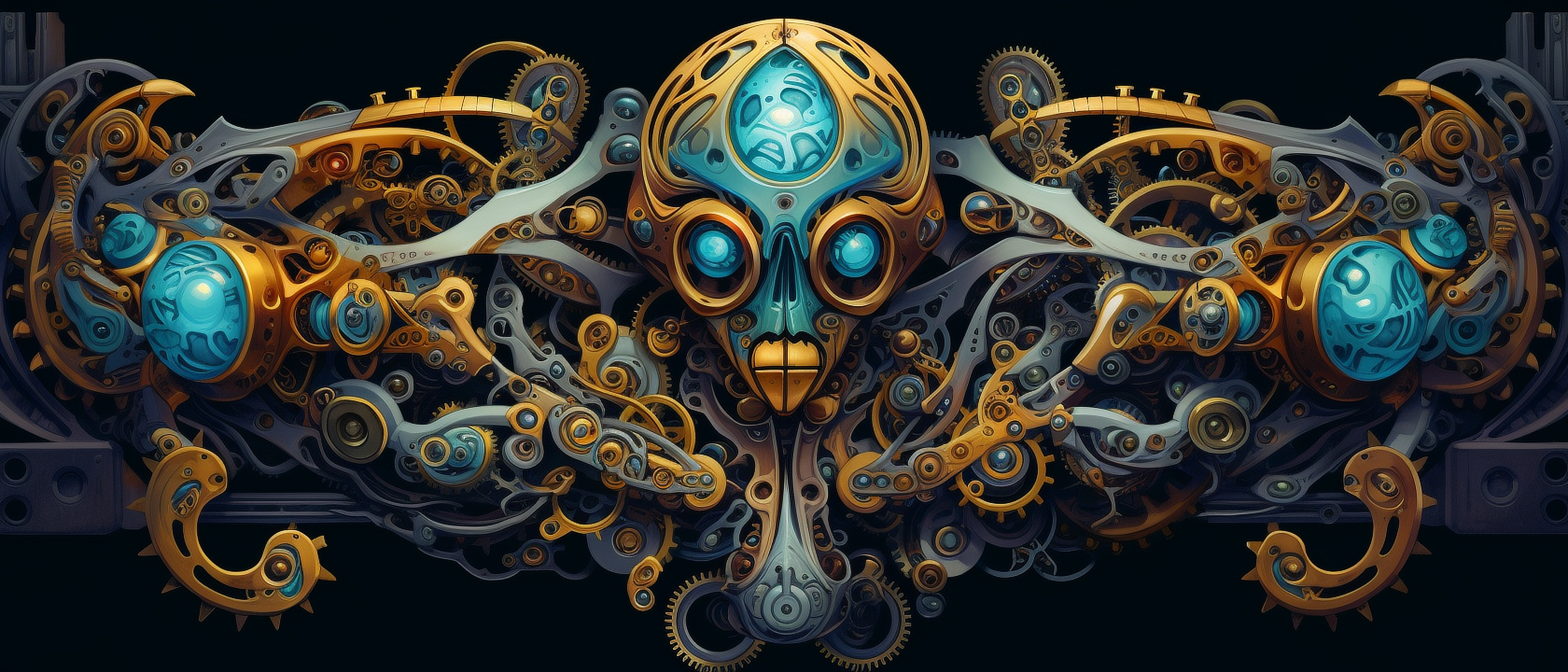 a mechanical art of a robot