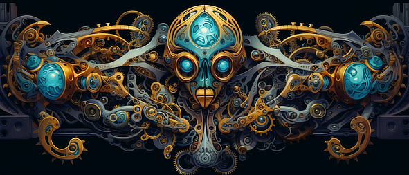 a mechanical art of a robot