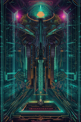 a computer generated image of a futuristic structure