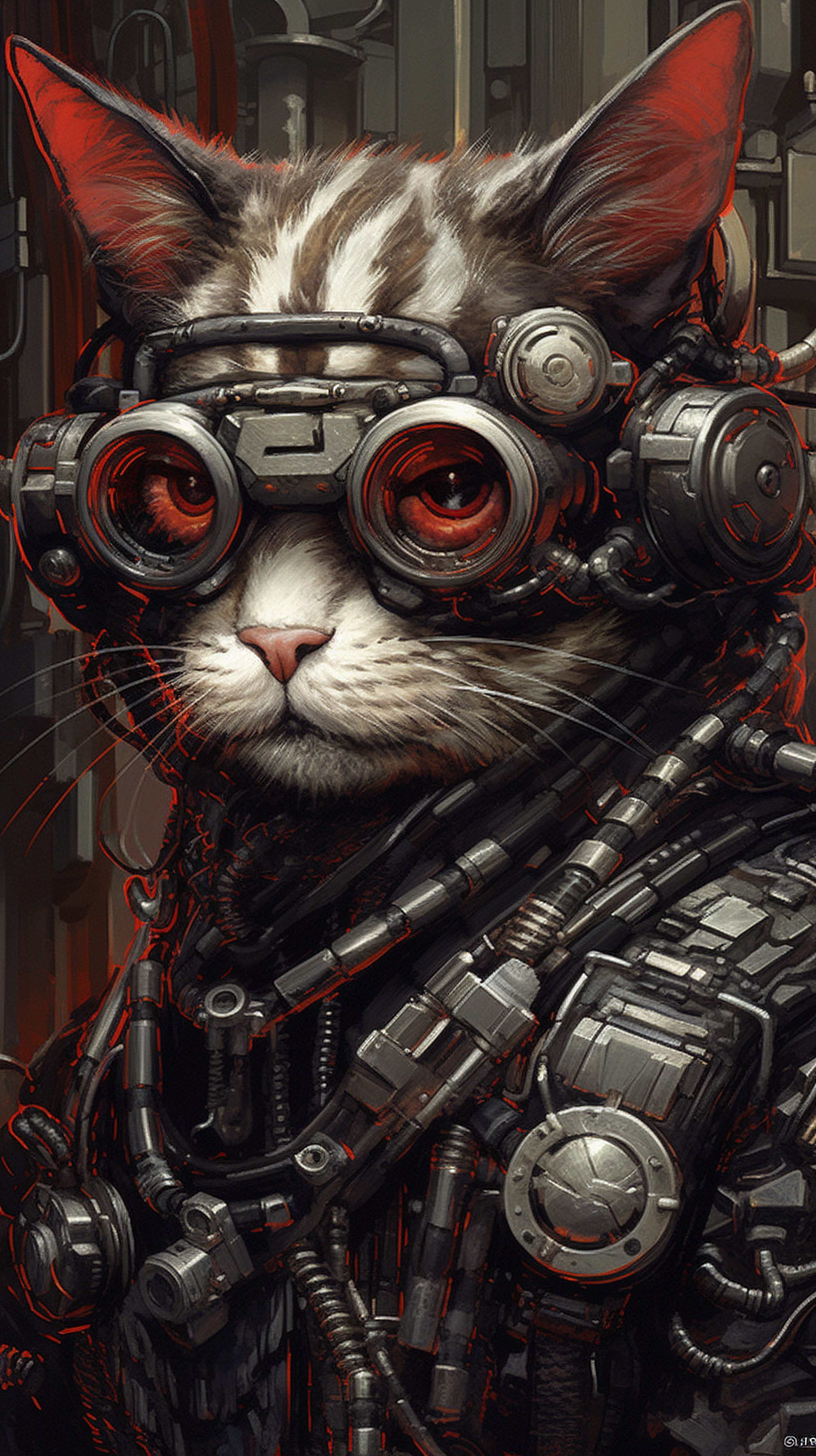 a cat wearing a garment