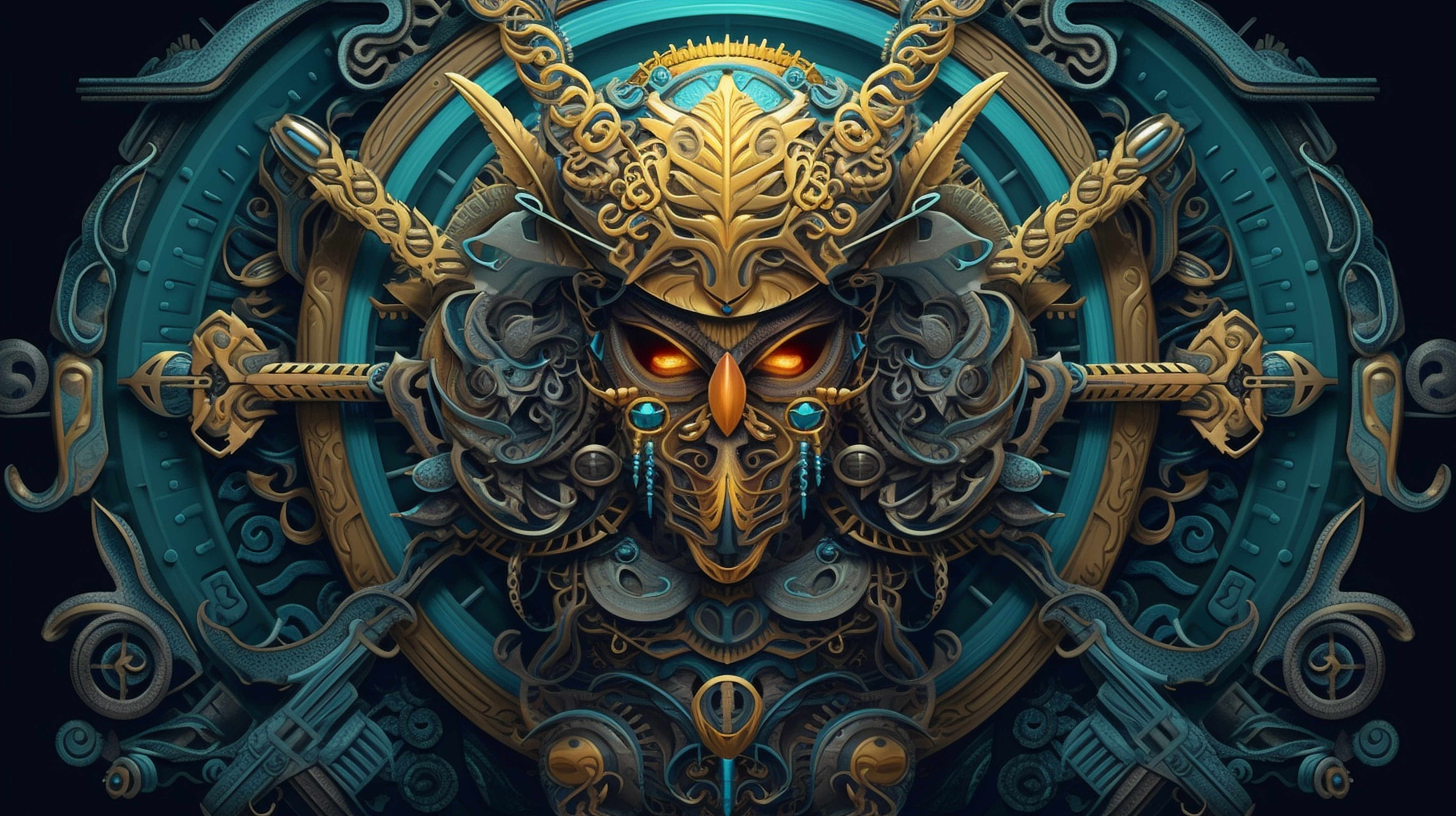 a artwork of a mask