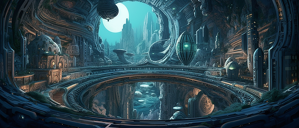 a view of a city from a window