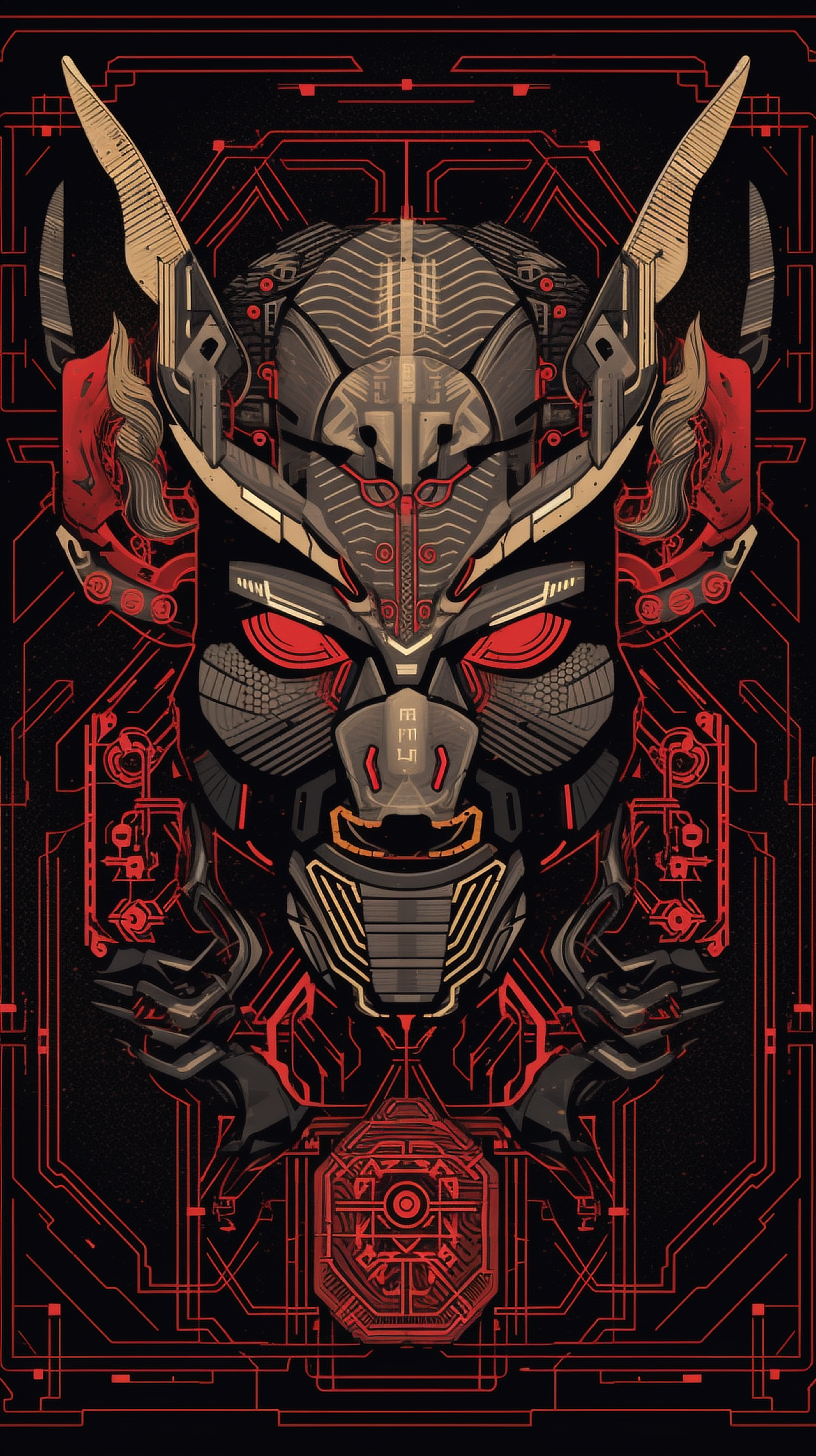 a digital art of a robot