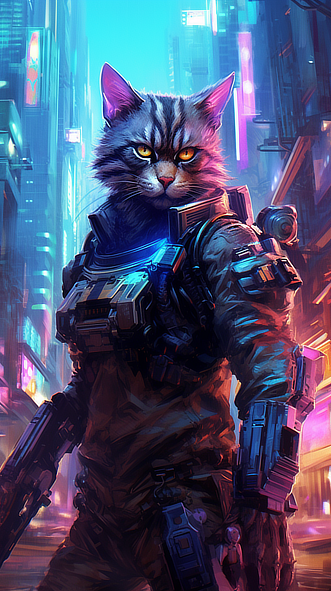 a cat in a space suit