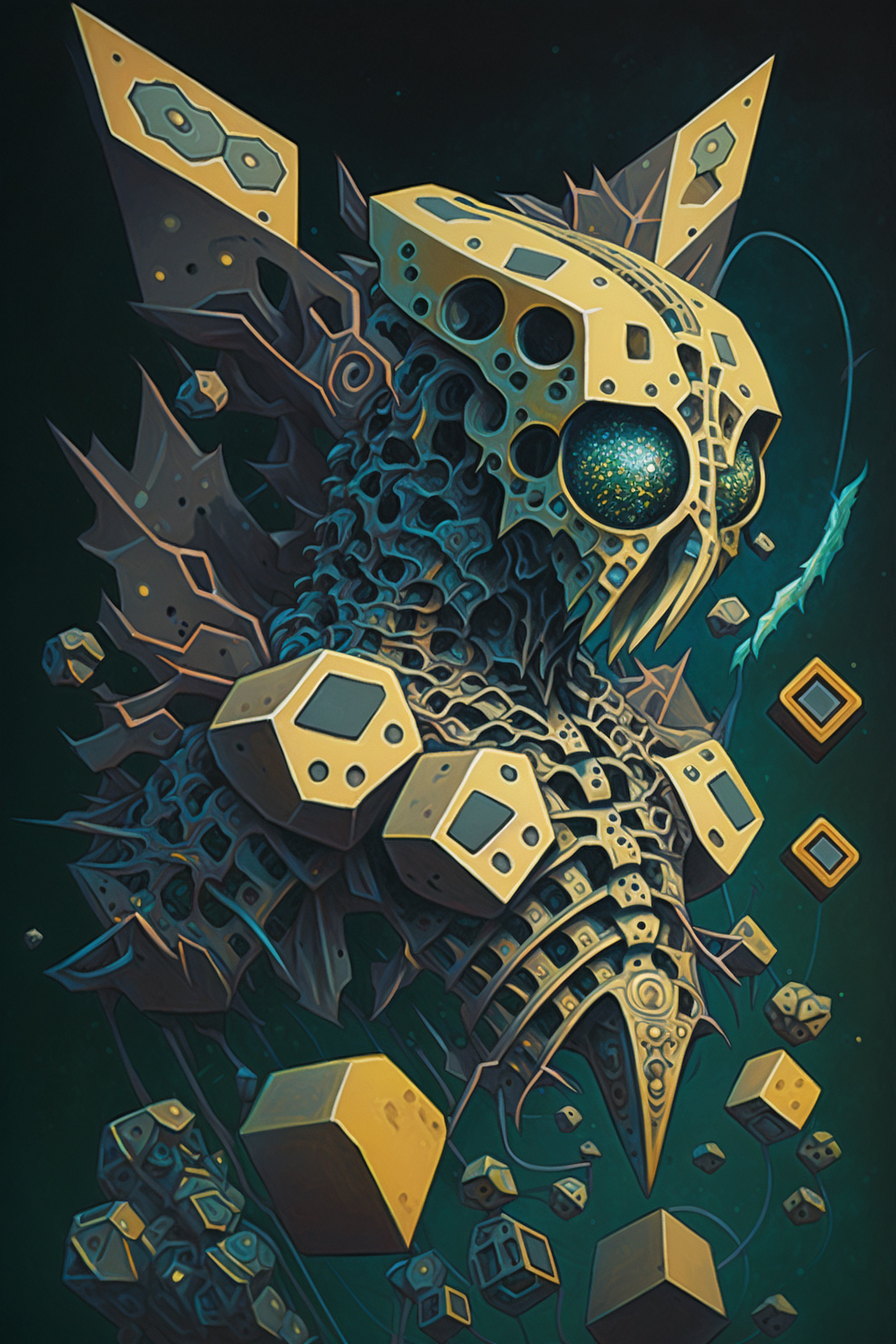 a cartoon of a robot