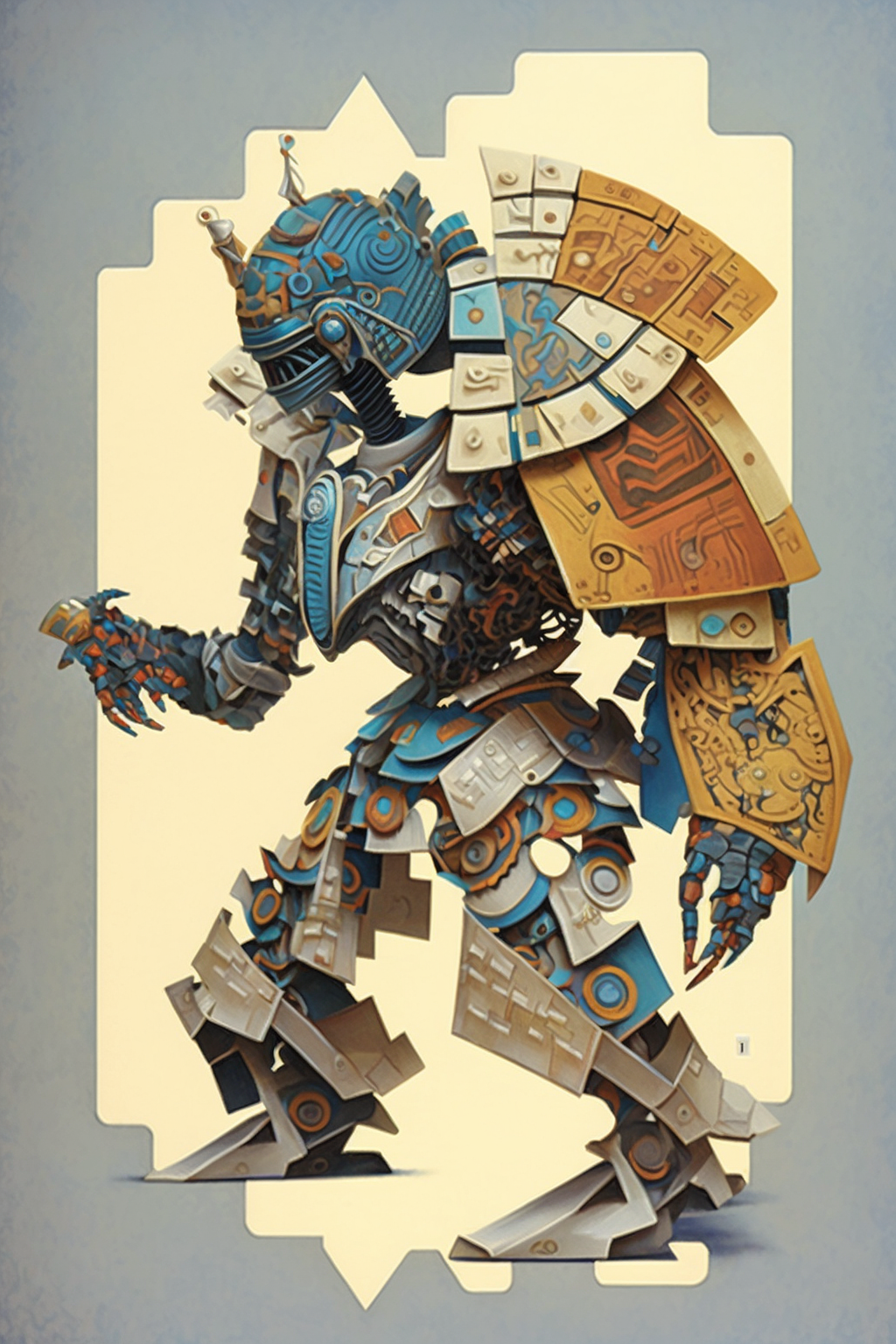 a cartoon of a robot