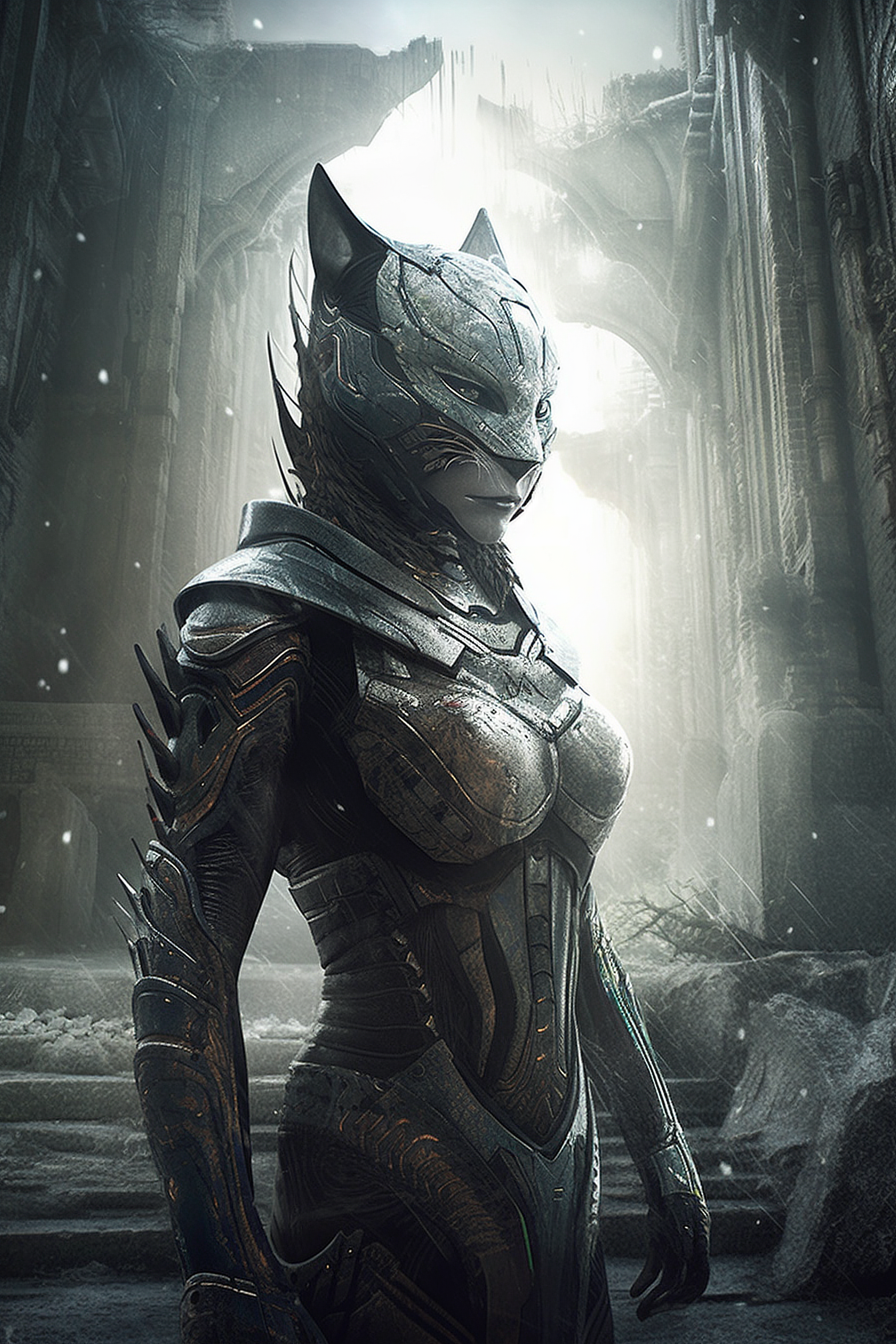 a woman in a garment