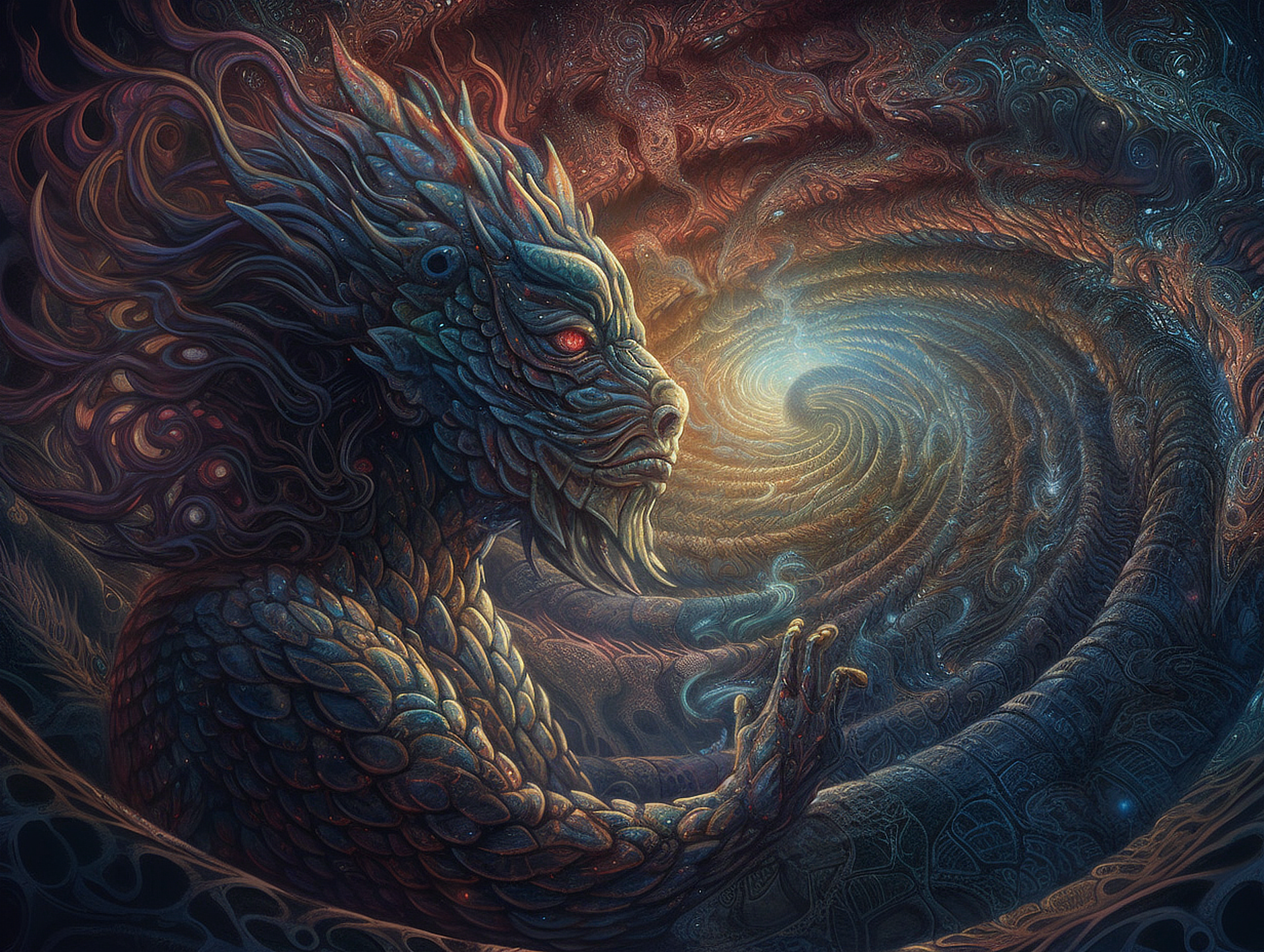 a artwork of a dragon