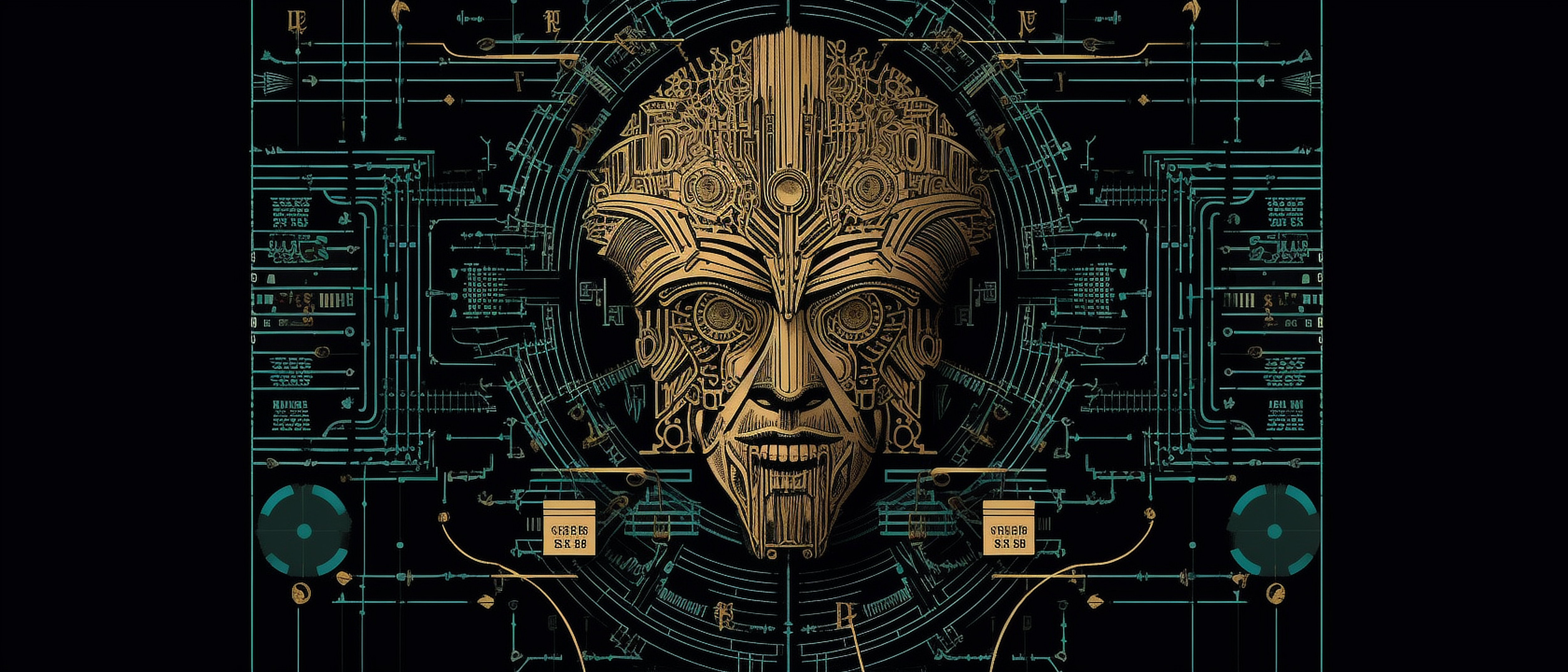 a digital art of a robot