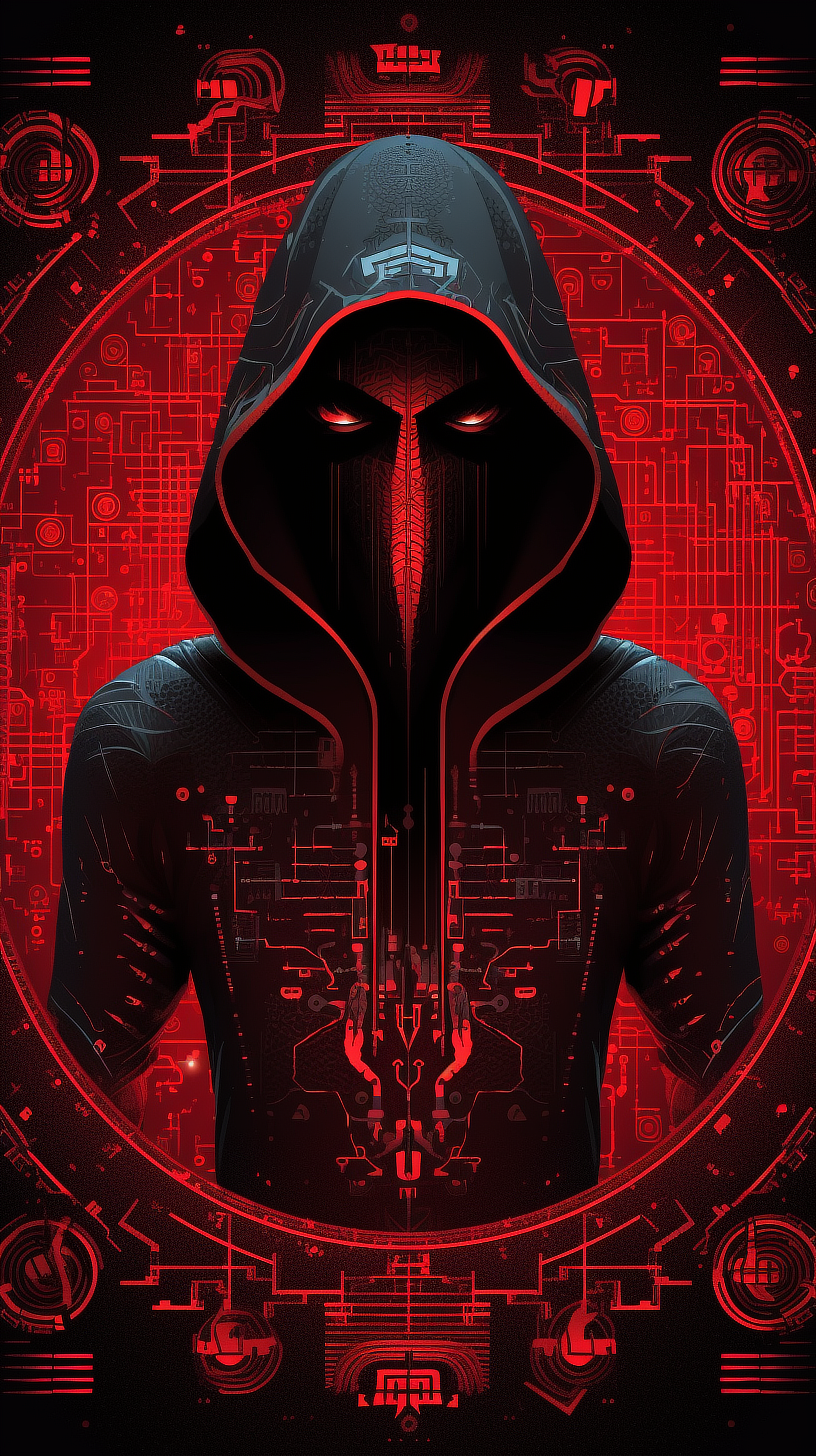 a man in a black hoodie