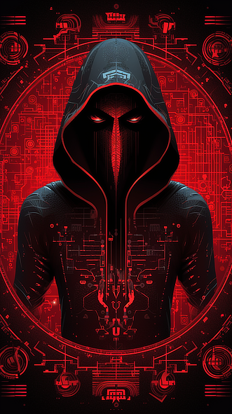 a man in a black hoodie