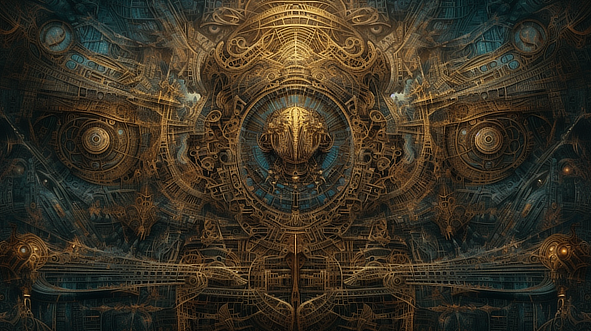 a artwork of an elephant head