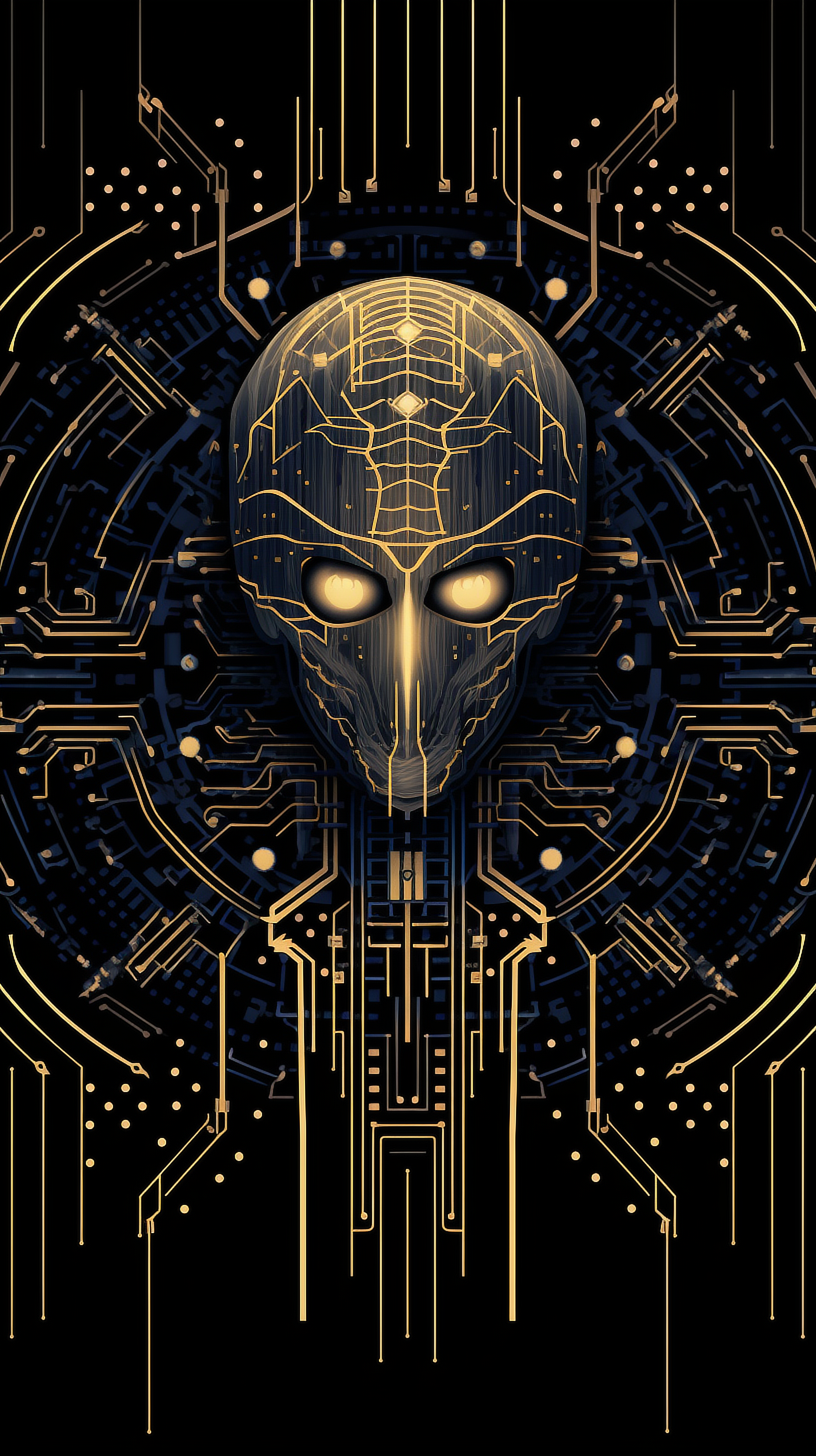 a computer generated image of a skull