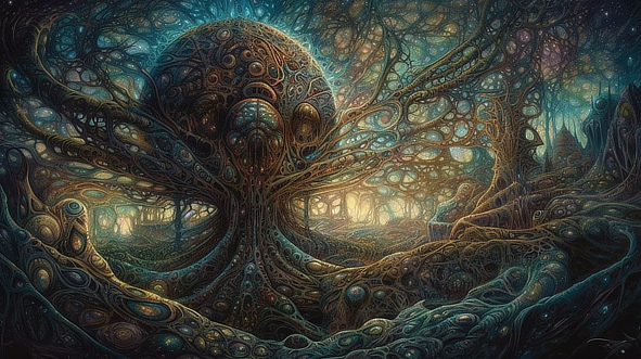 a tree with many branches