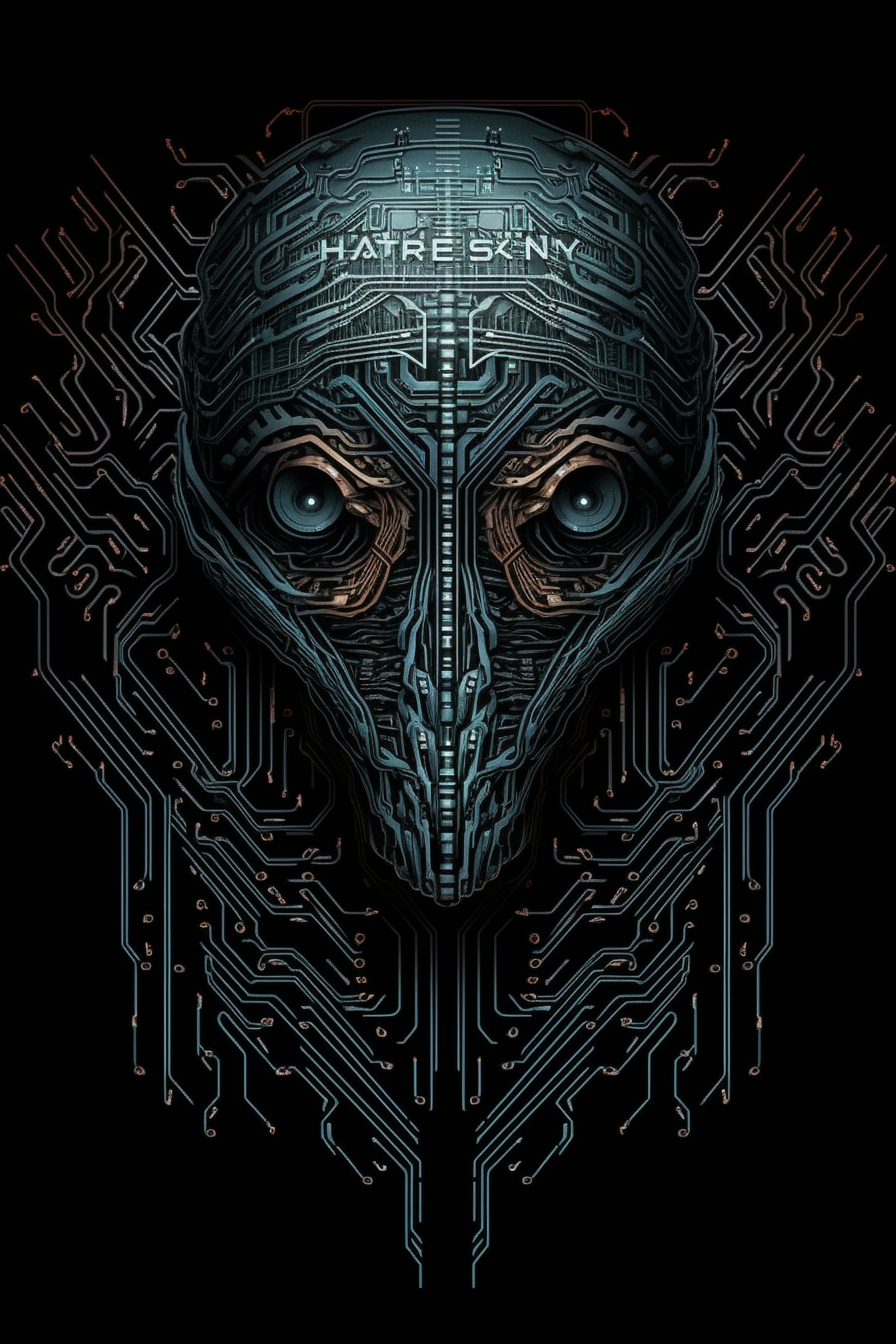 a digital art of a robot