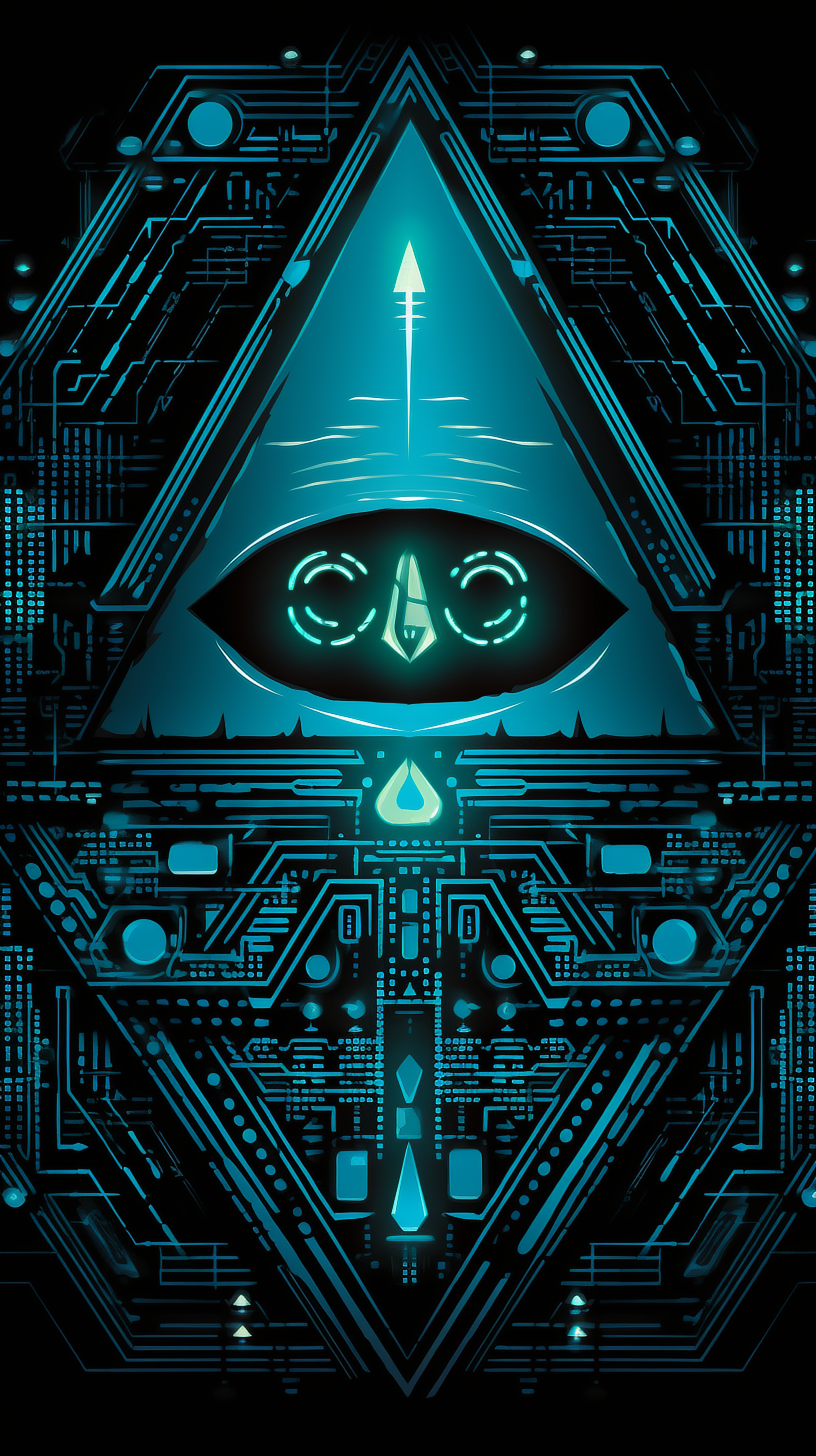 a computer screen shot of a triangle with a triangle and a diamond