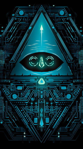 a computer screen shot of a triangle with a triangle and a diamond