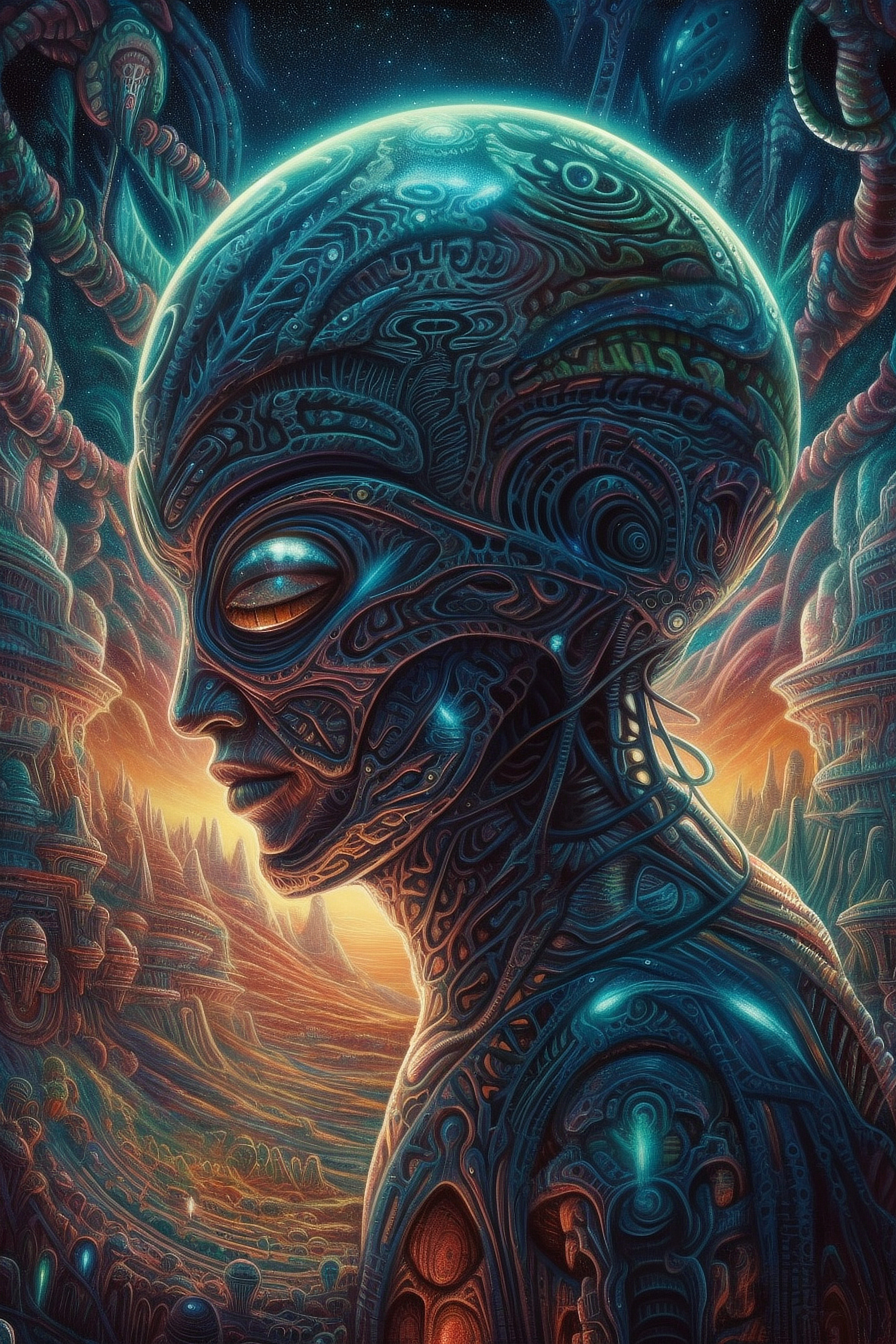 a close up of a person