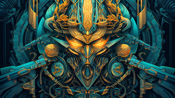 a artwork of a robot