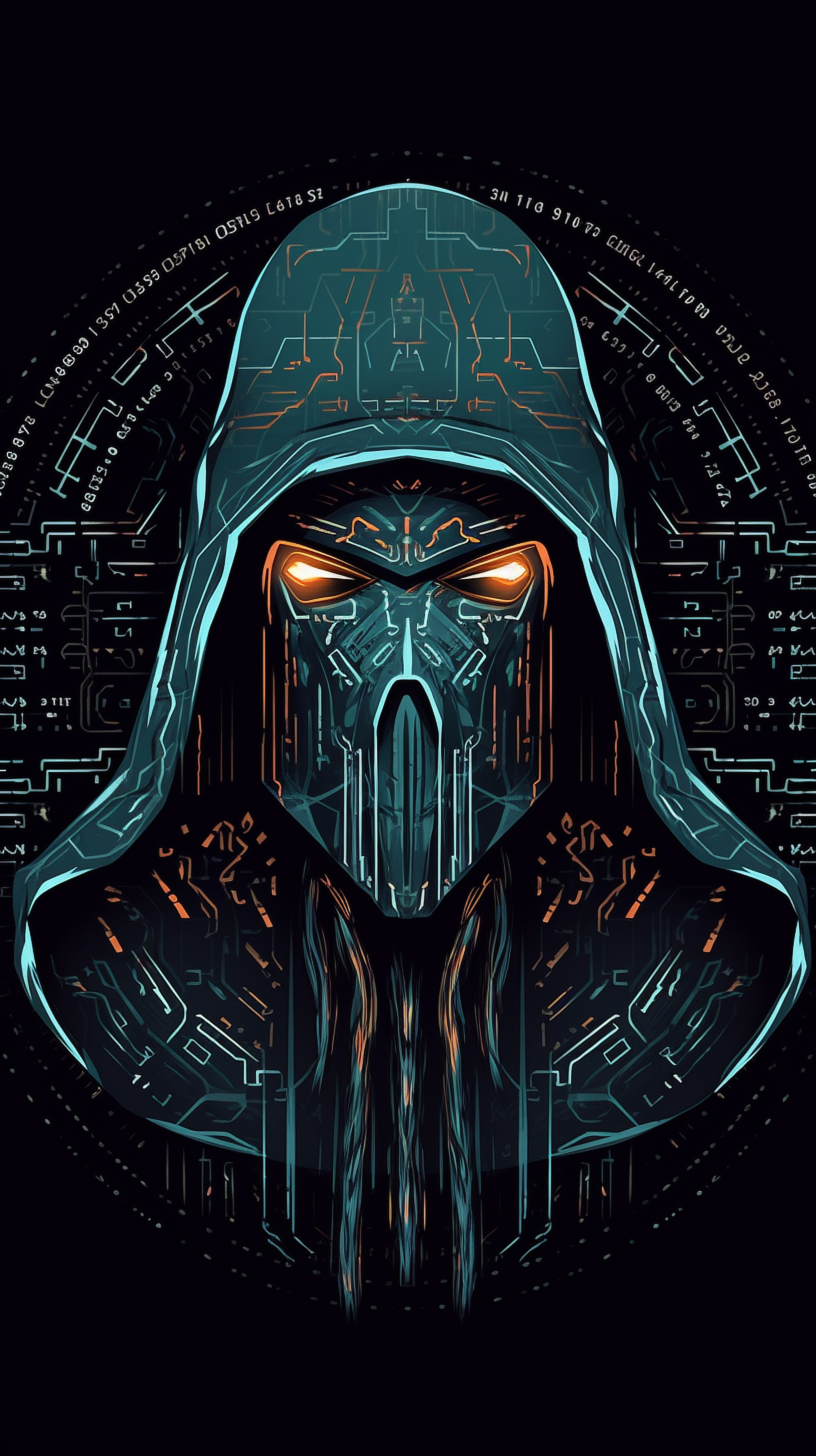 a digital art of a robot