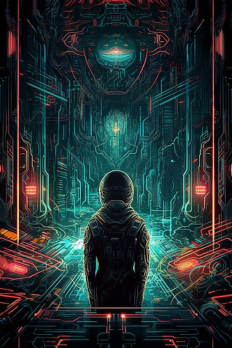 a person in a space suit