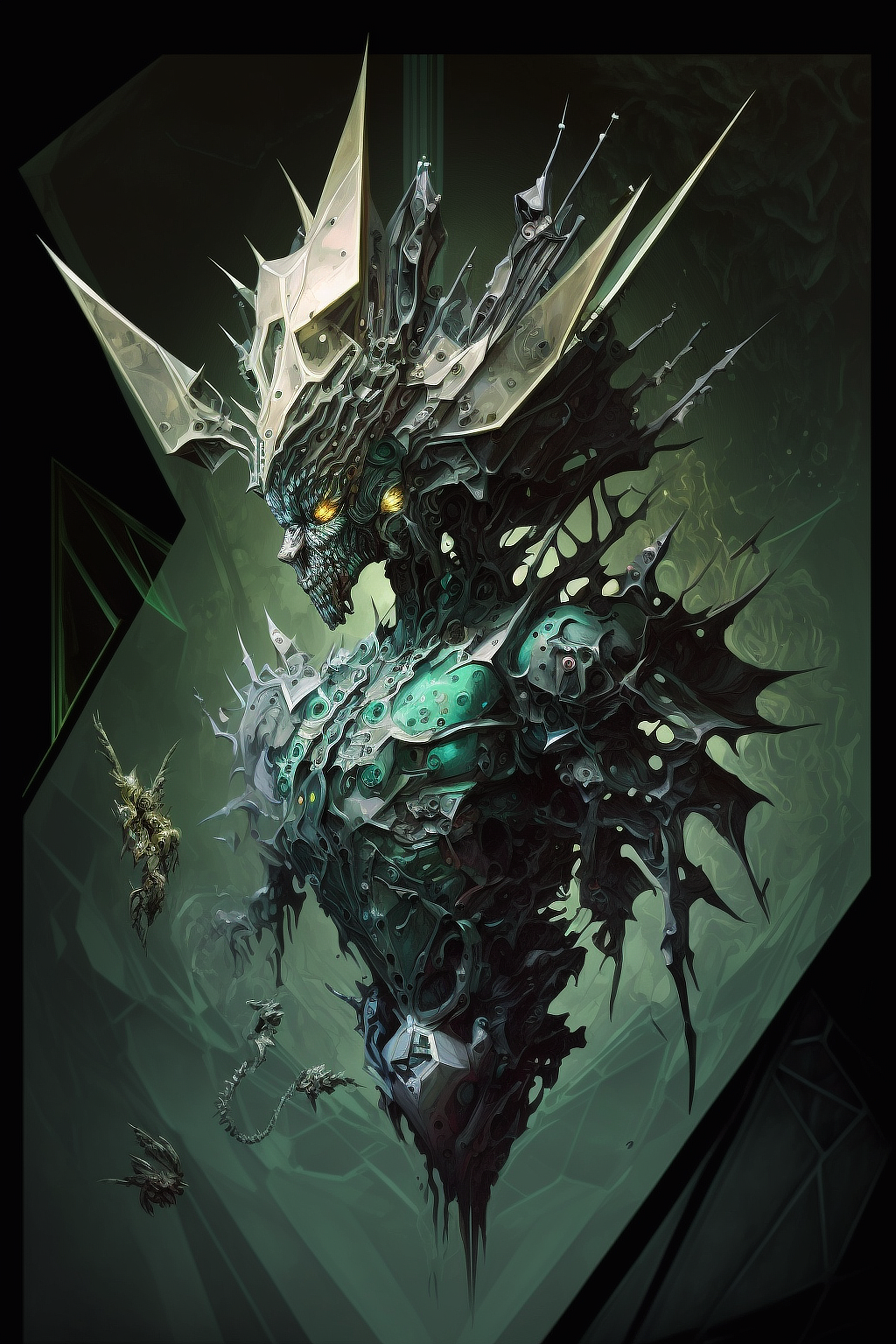 a digital art of a monster