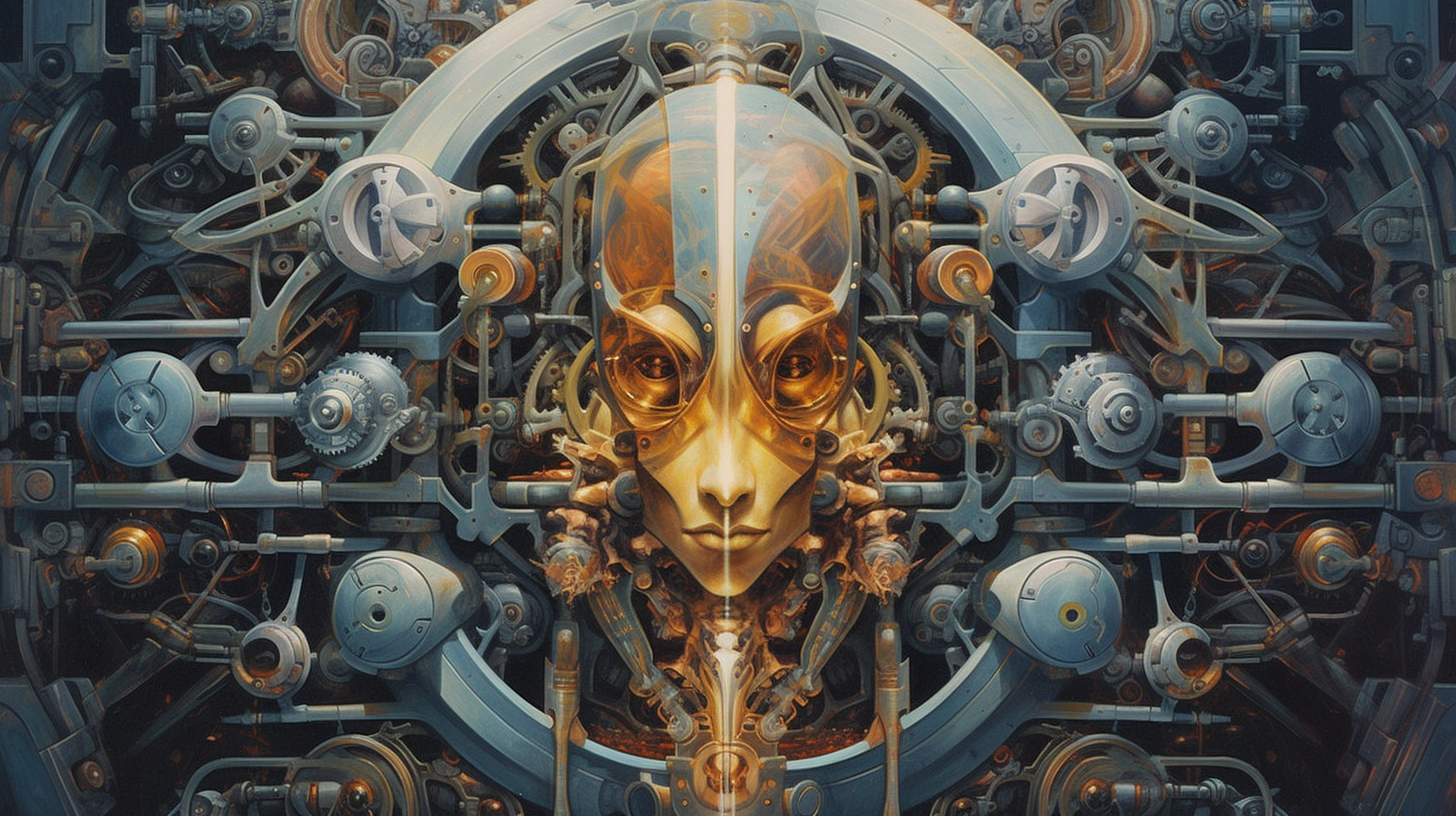 a artwork of a robot