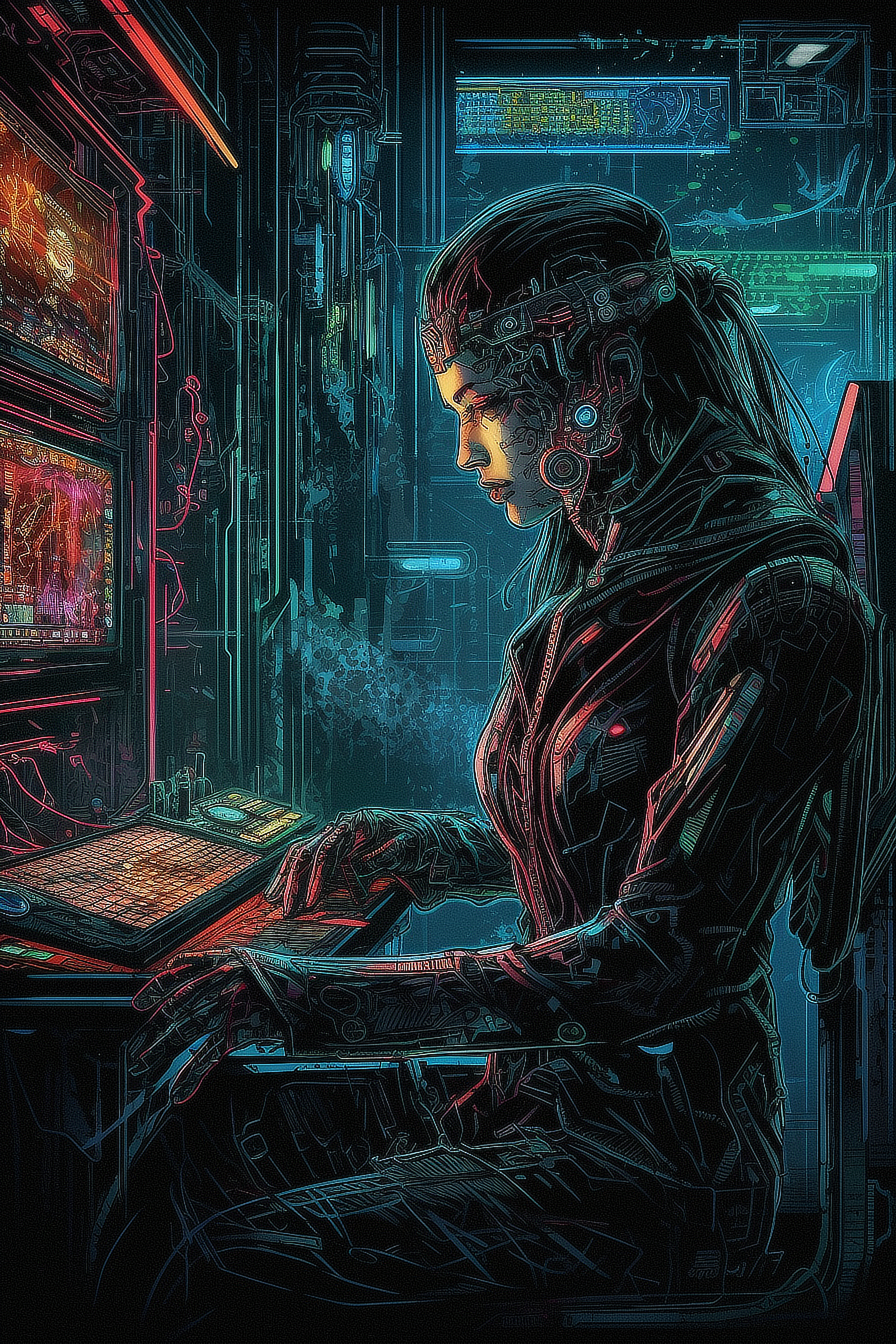 a woman in a garment