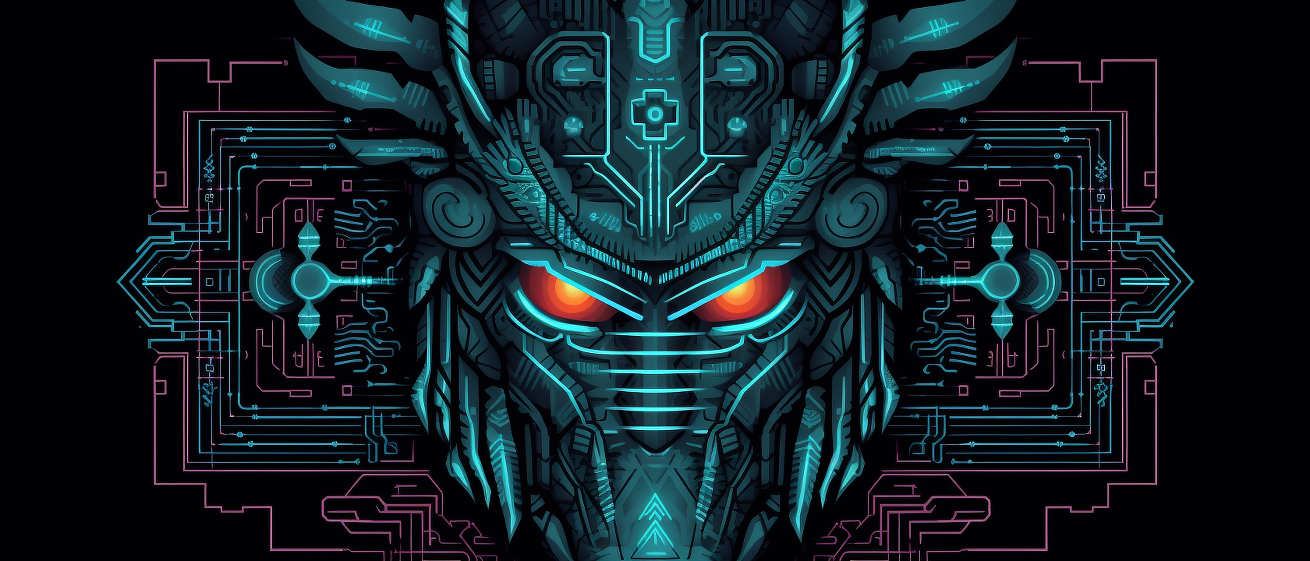 a digital art of a robot