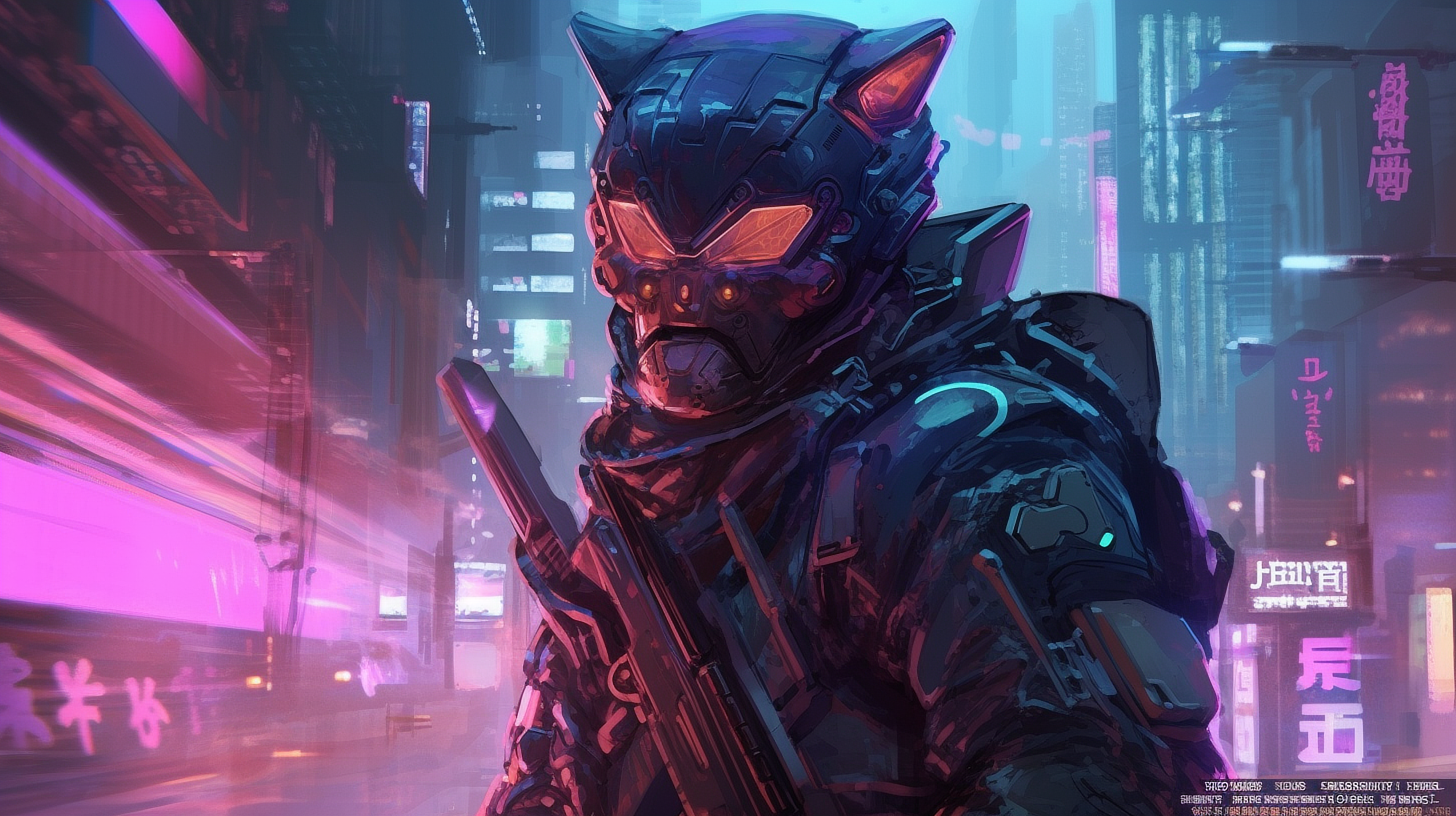 a person in a garment with a gun