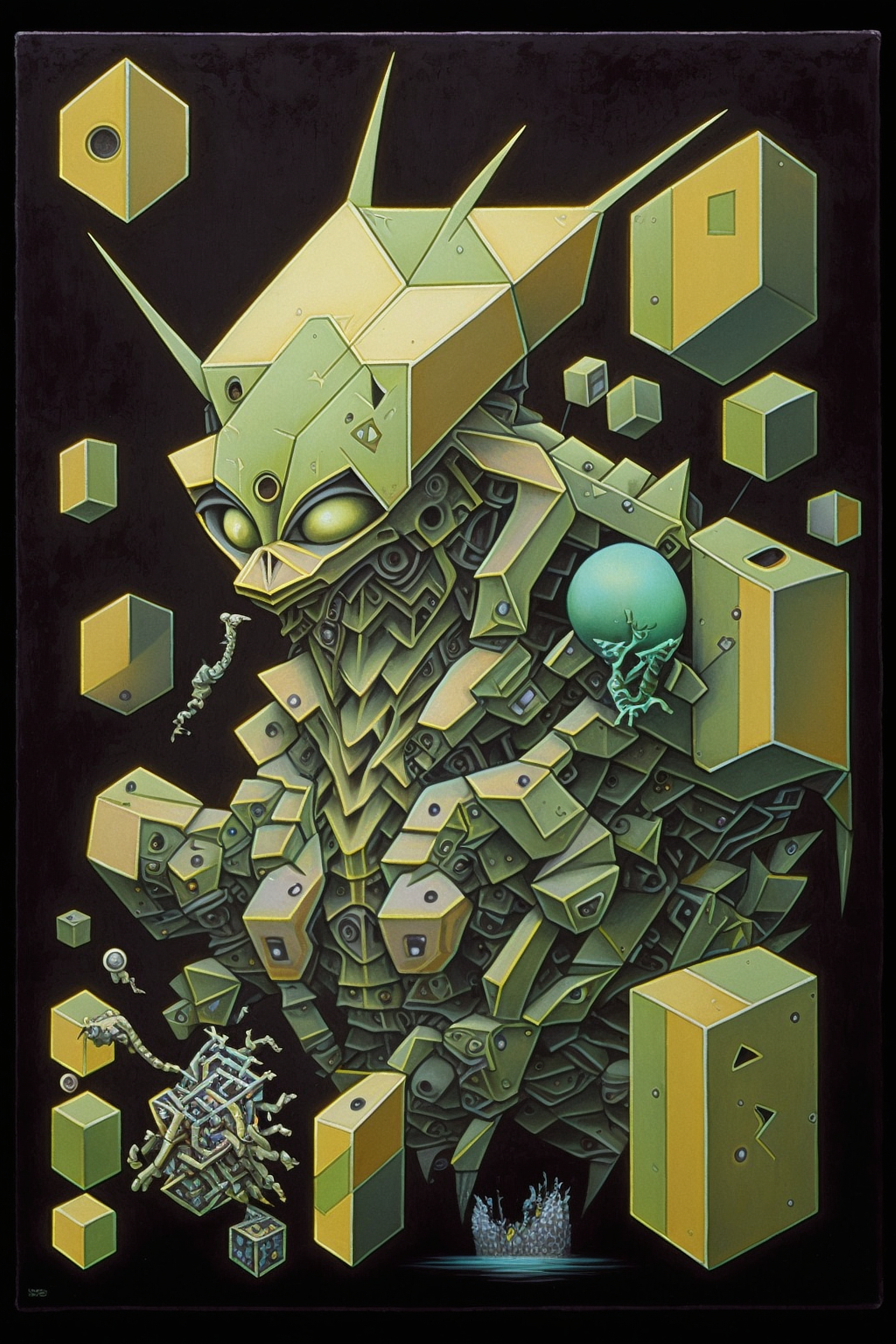 a cartoon of a robot