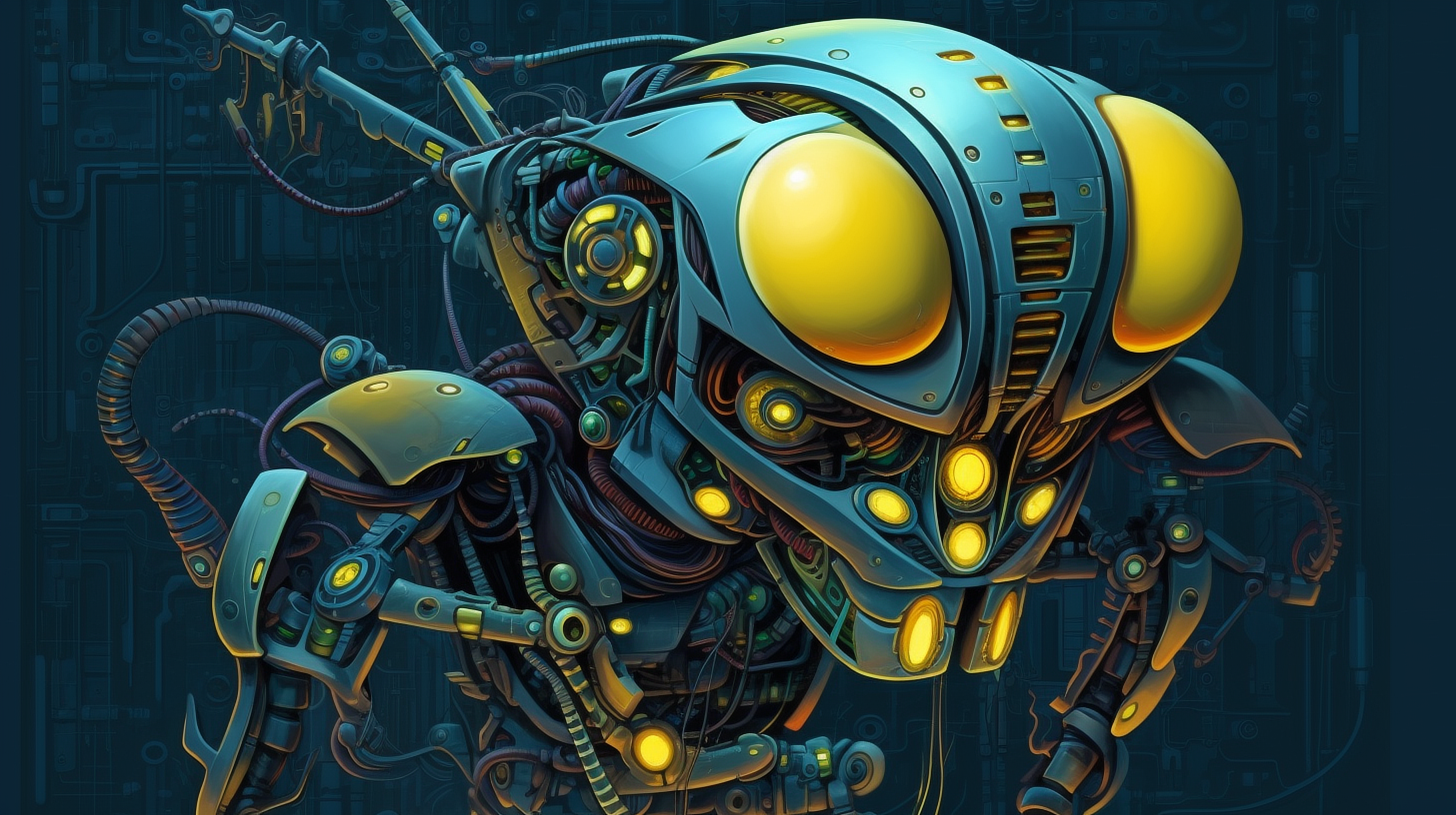 a cartoon of a robot