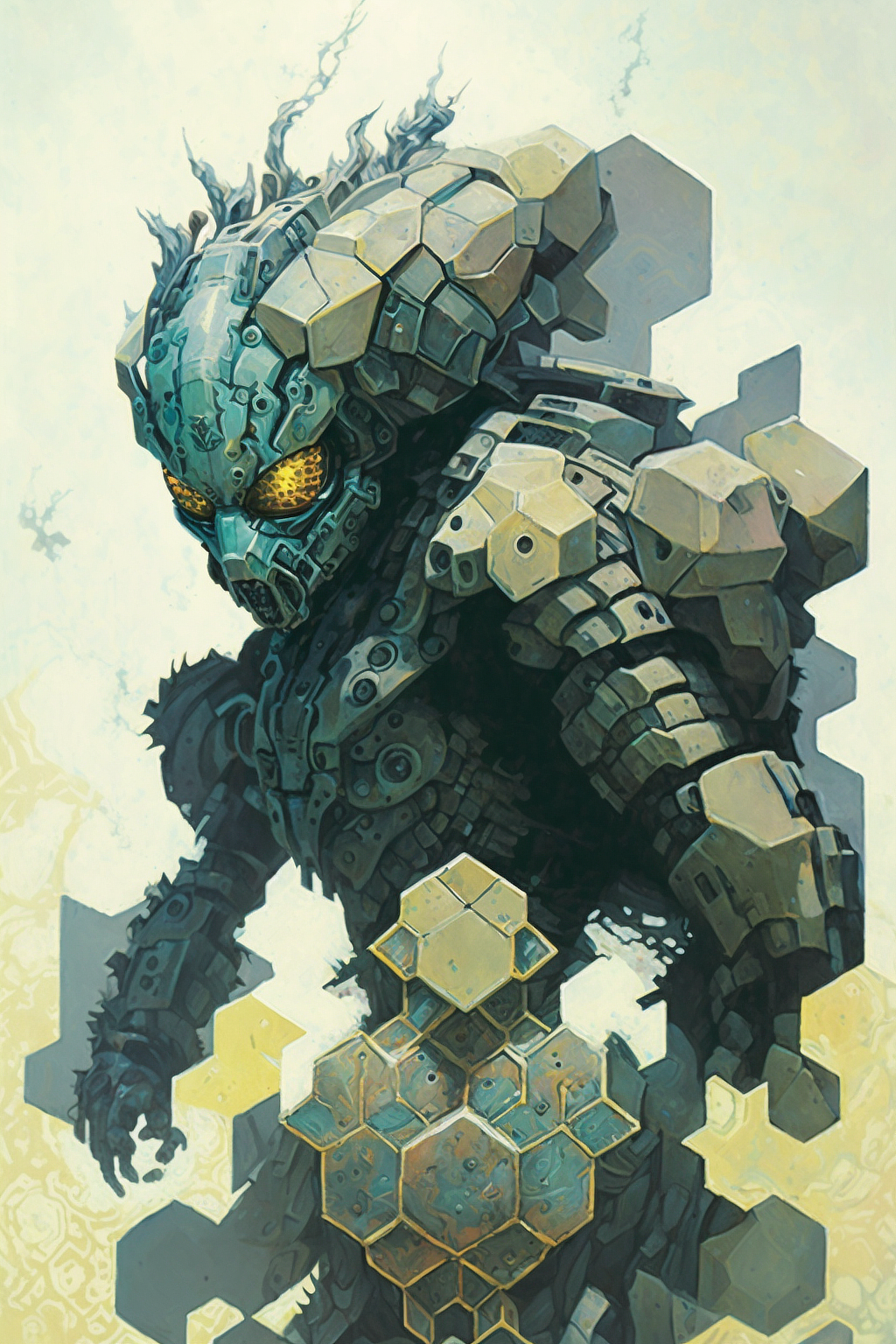 a cartoon of a robot