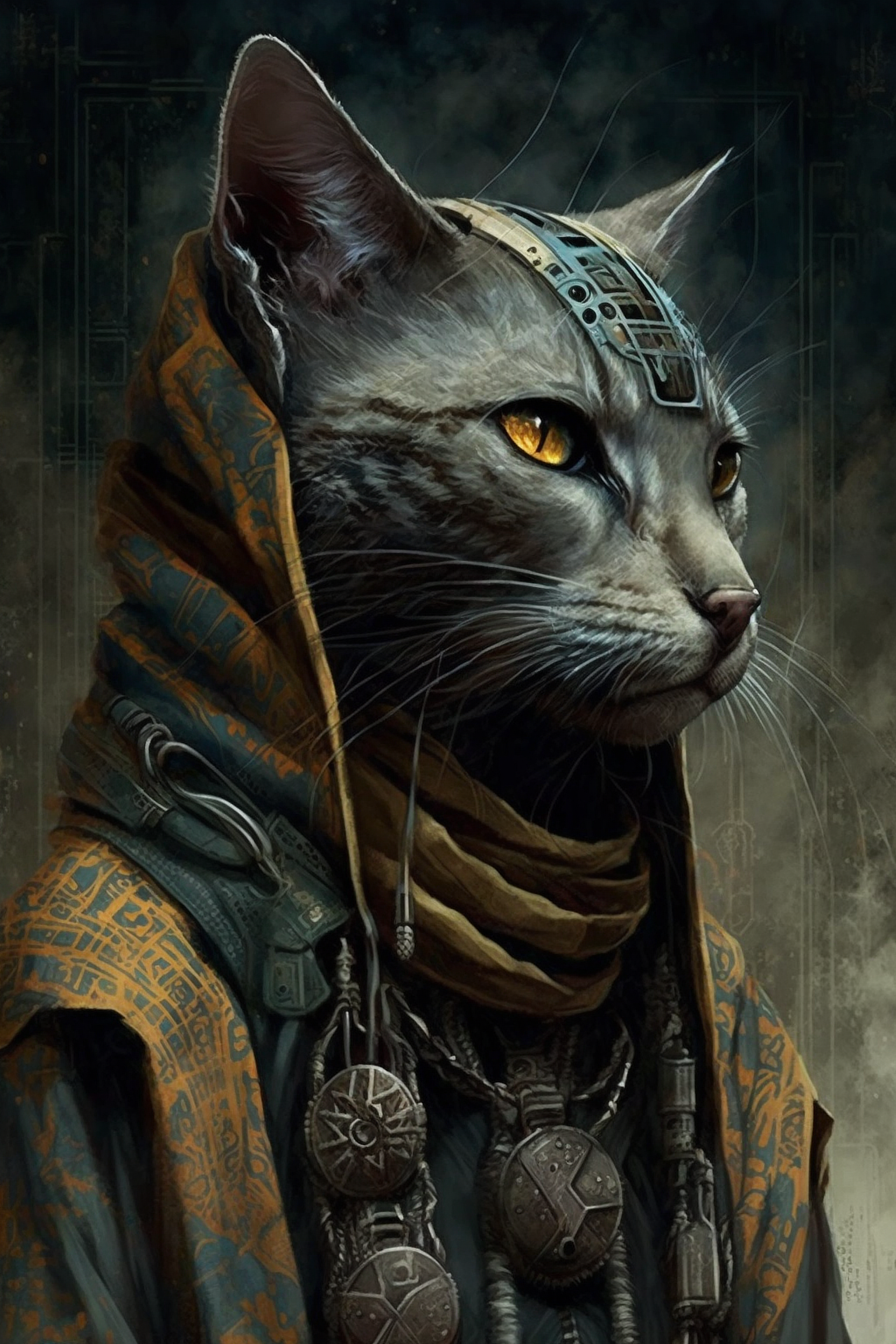 a cat wearing a hoodie