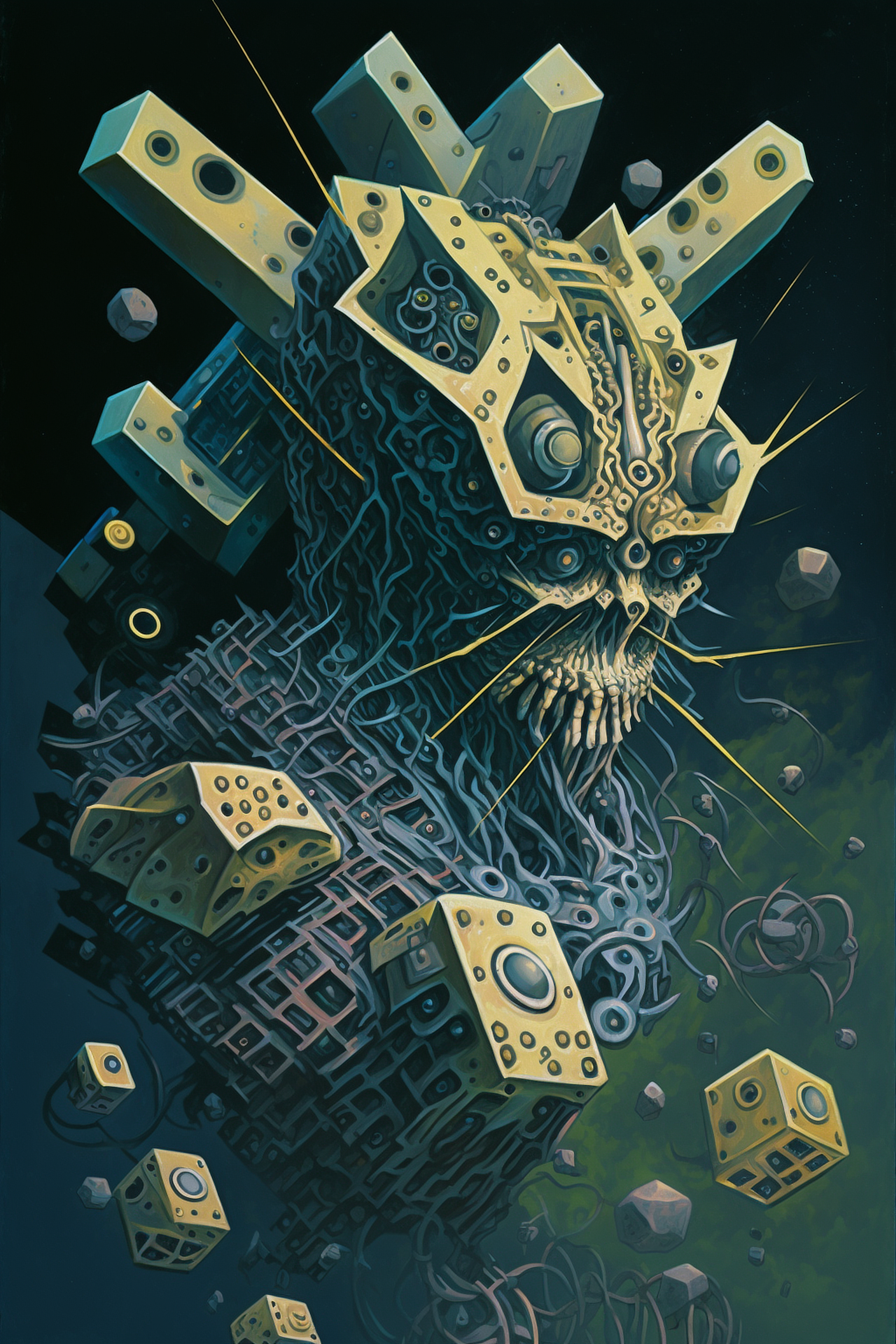 a artwork of a monster