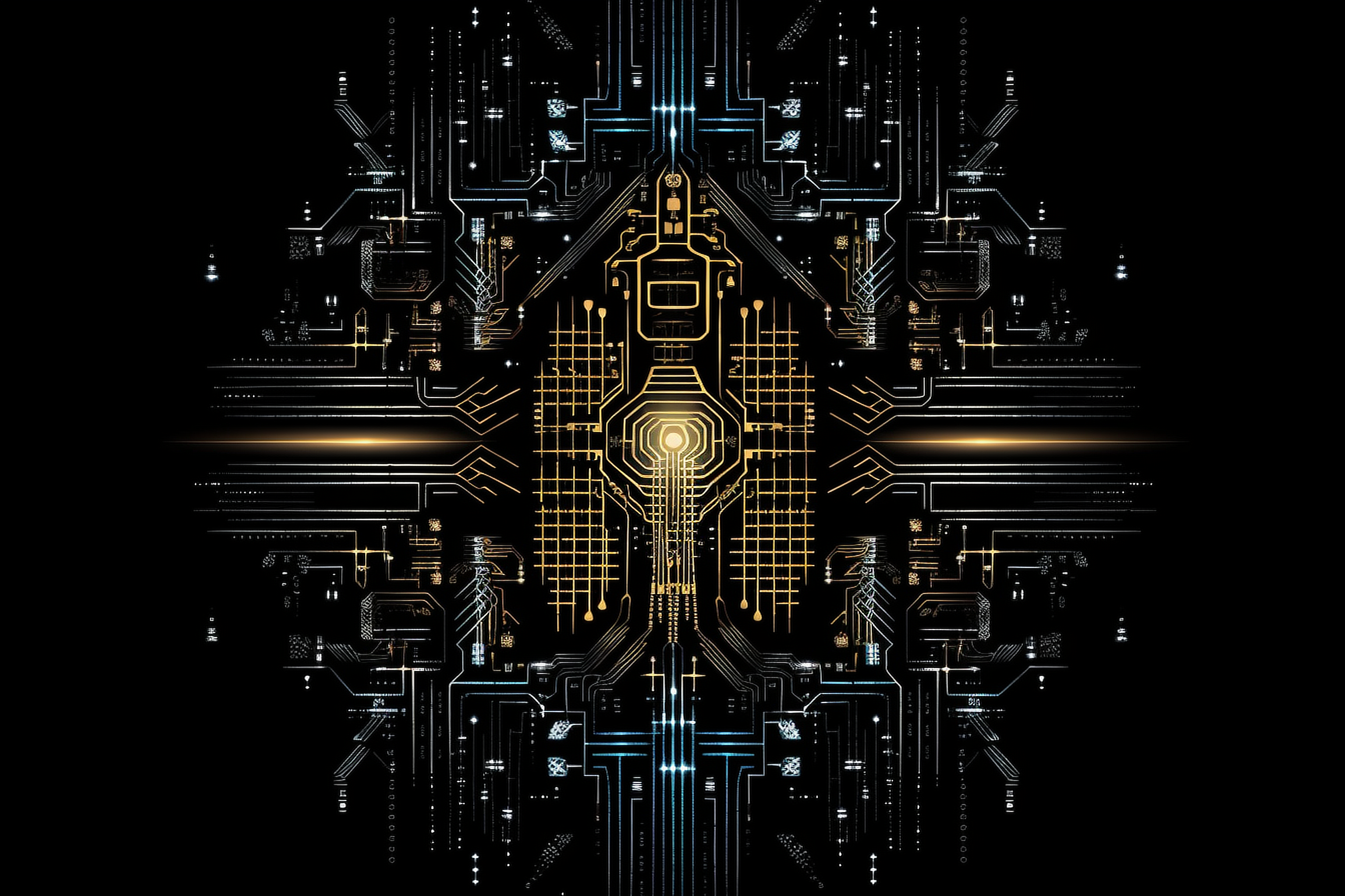 a computer generated image of a circuit board