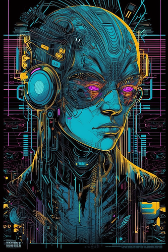 a person with headphones and wires