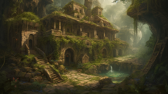 a building with plants on it