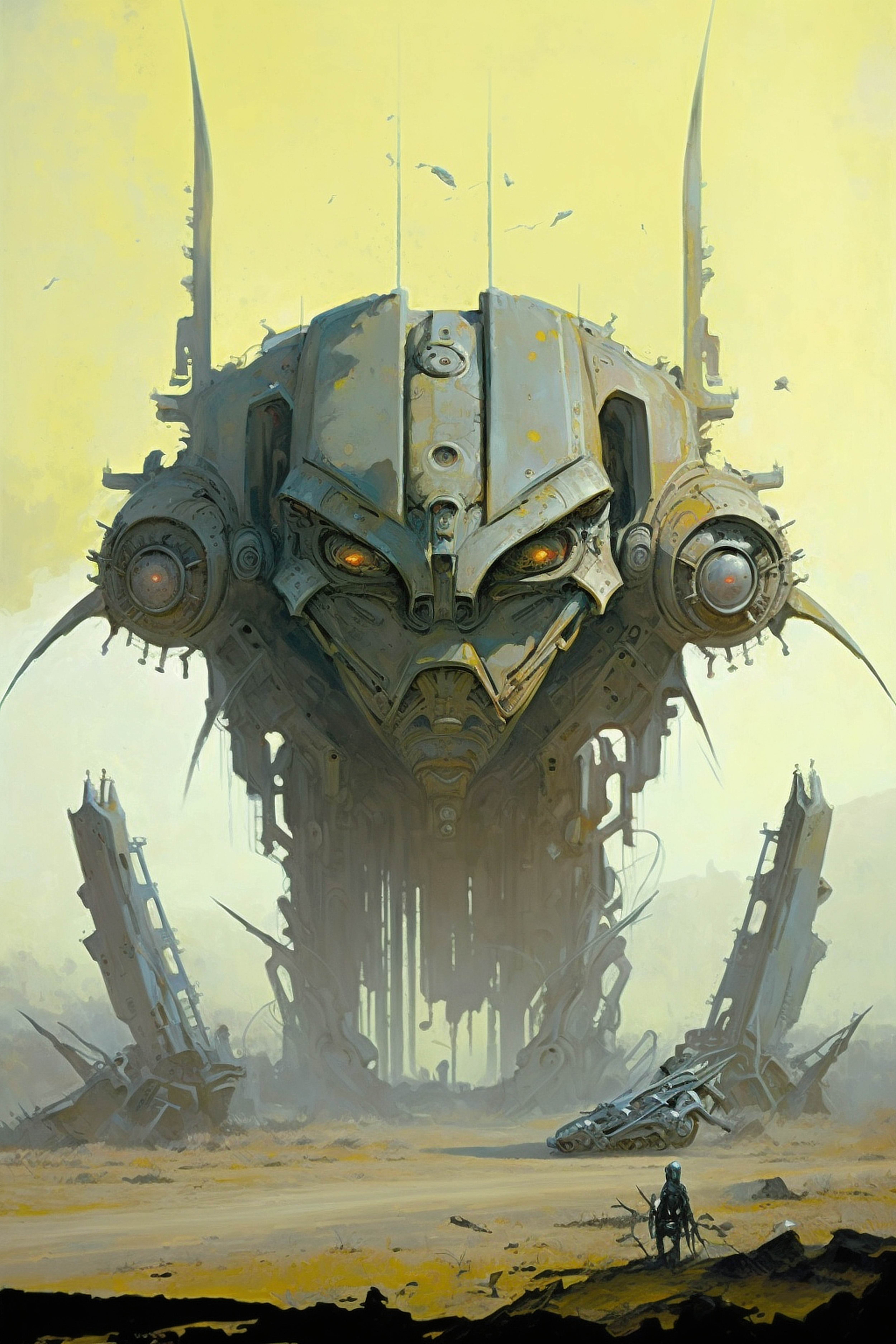 a robot with spikes and spikes