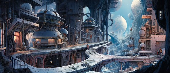 St Pancras railway station with a bridge and buildings