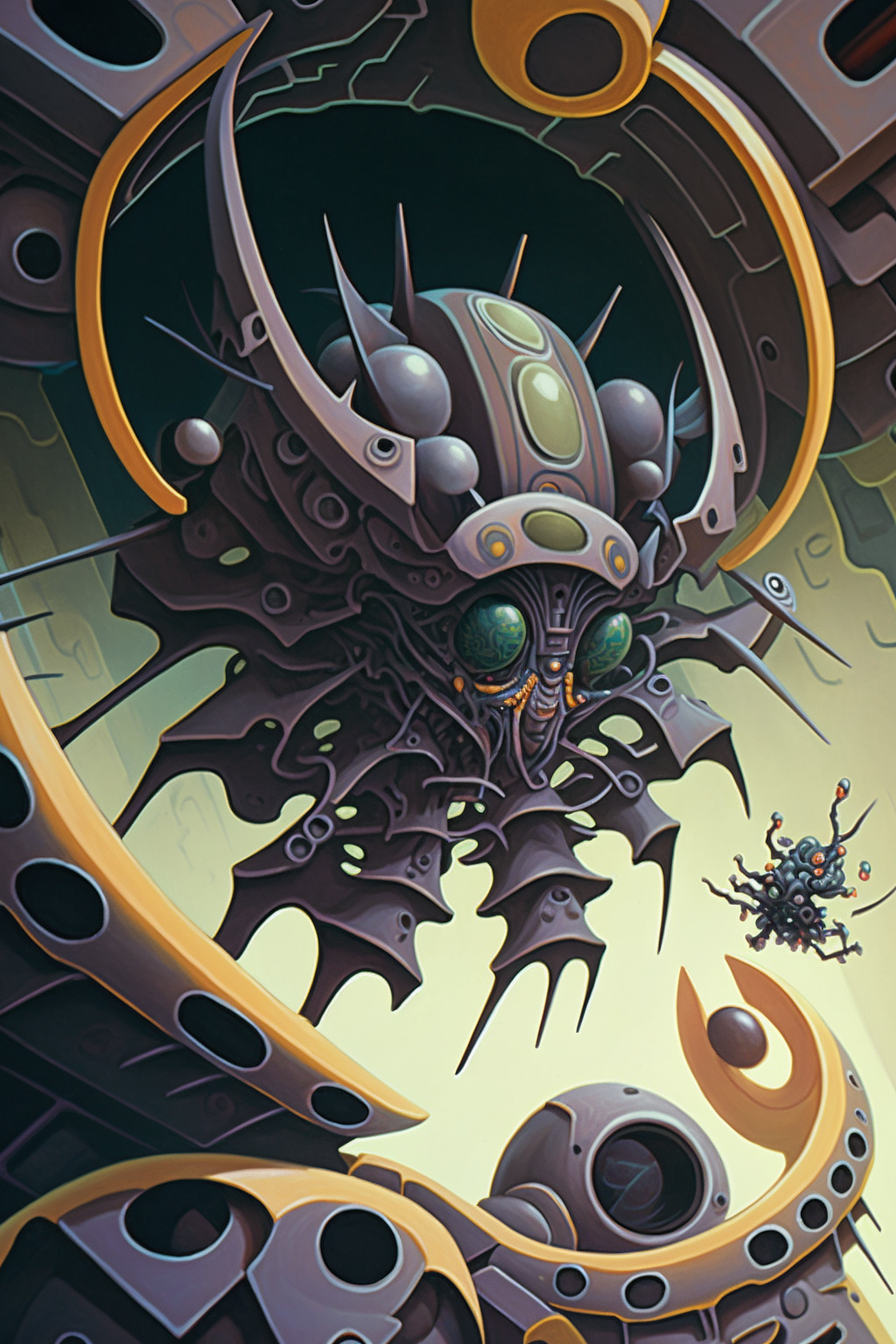 a artwork of a robot