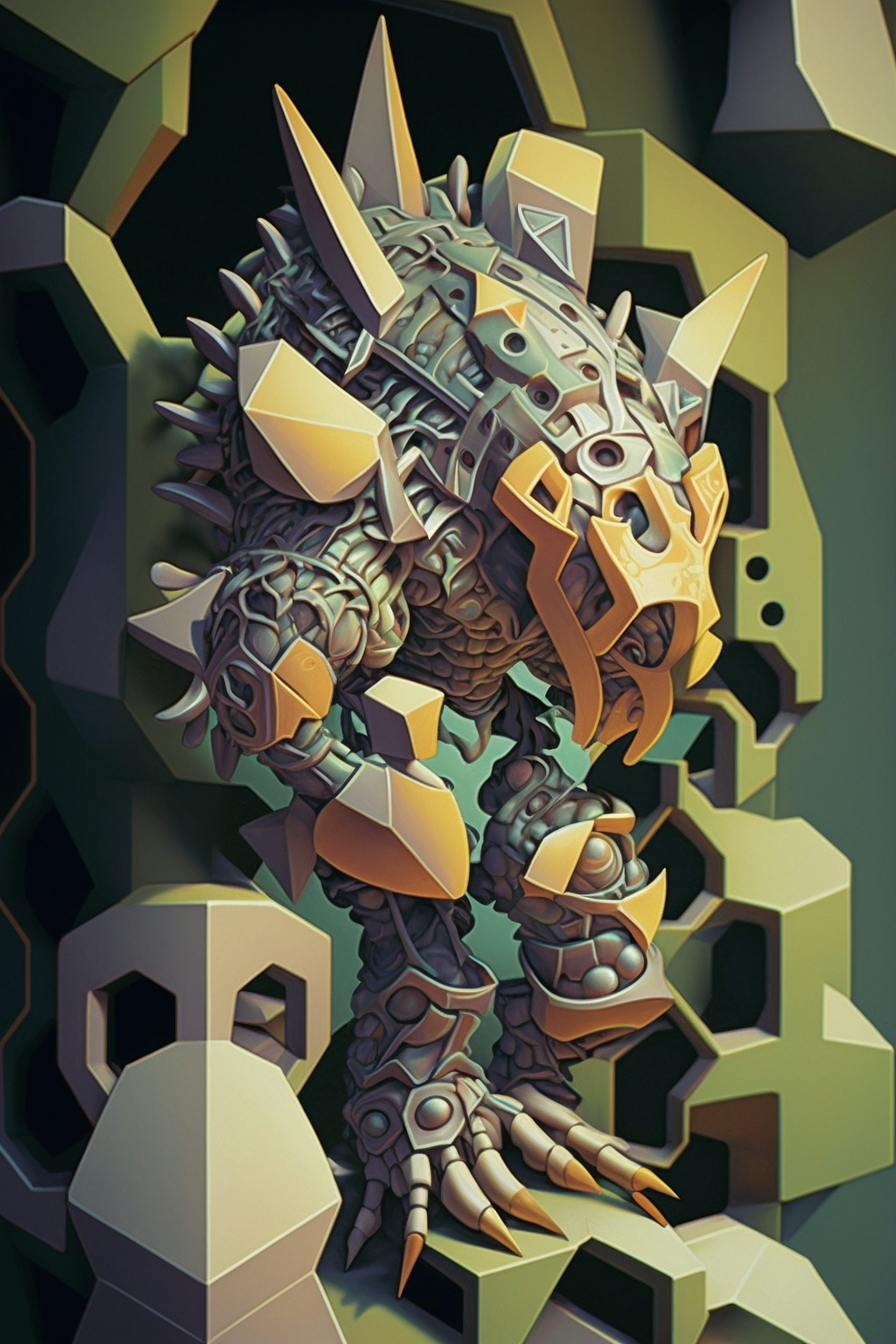 a cartoon of a monster