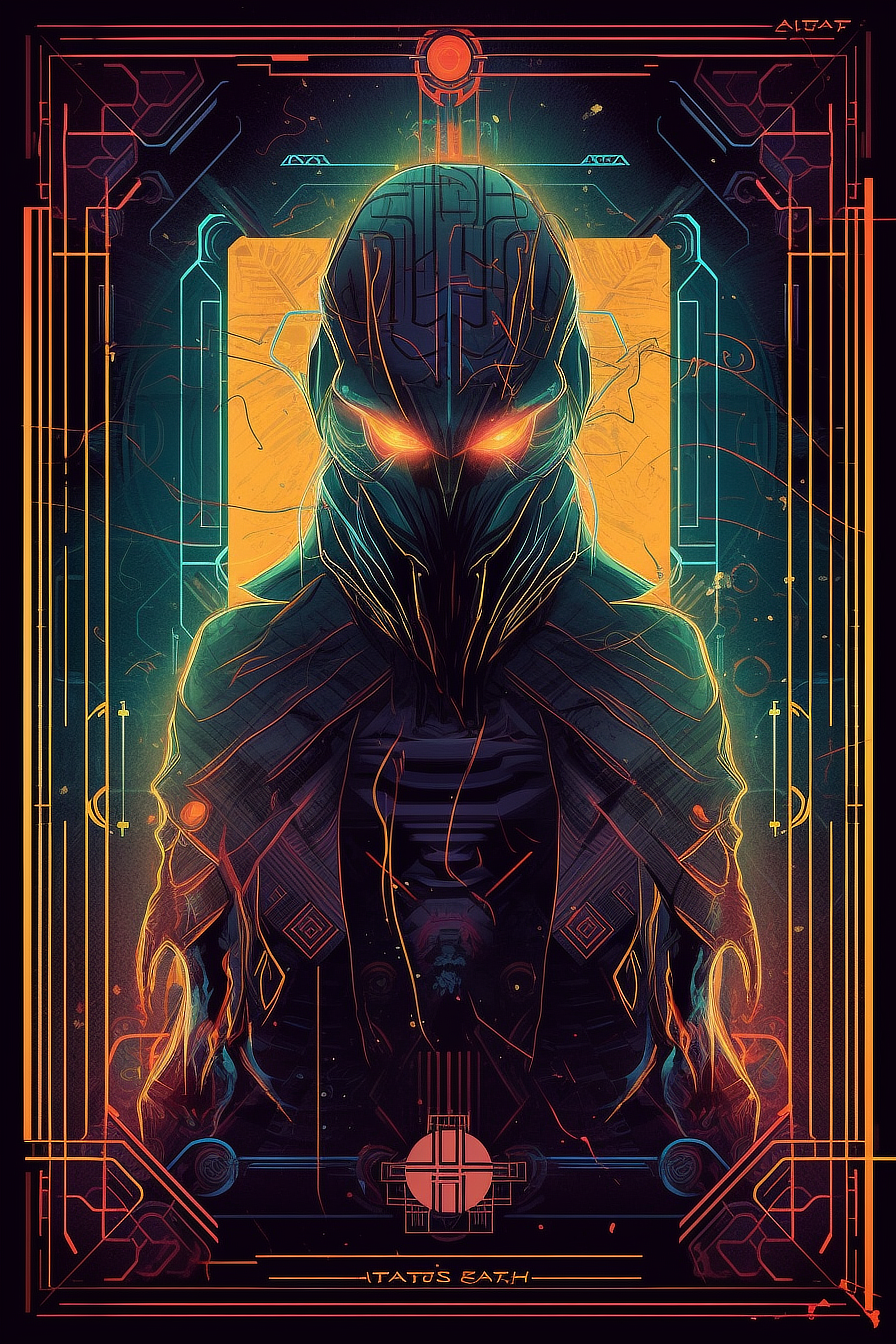 a poster of a character