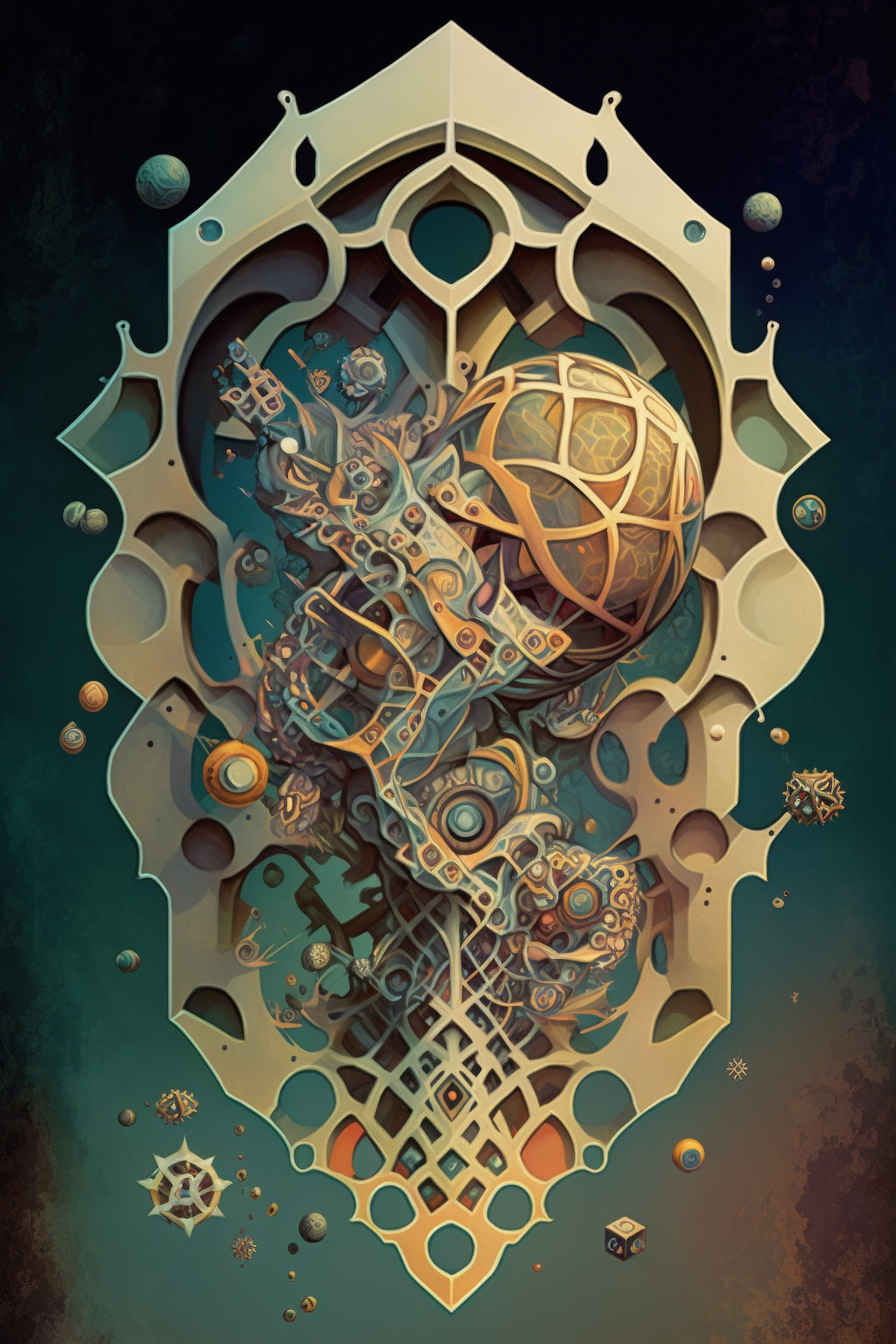 a computer generated artwork of a computer generated artwork