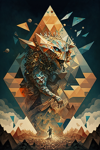 a digital art of a creature