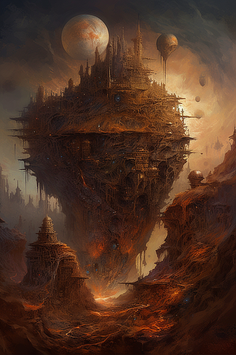 a landscape of a city